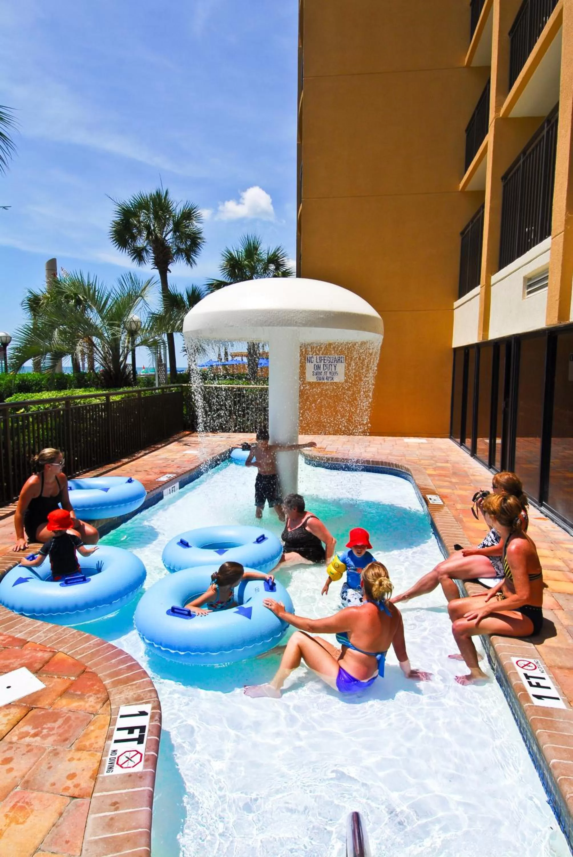 Swimming pool in Holiday Pavilion Resort on the Boardwalk