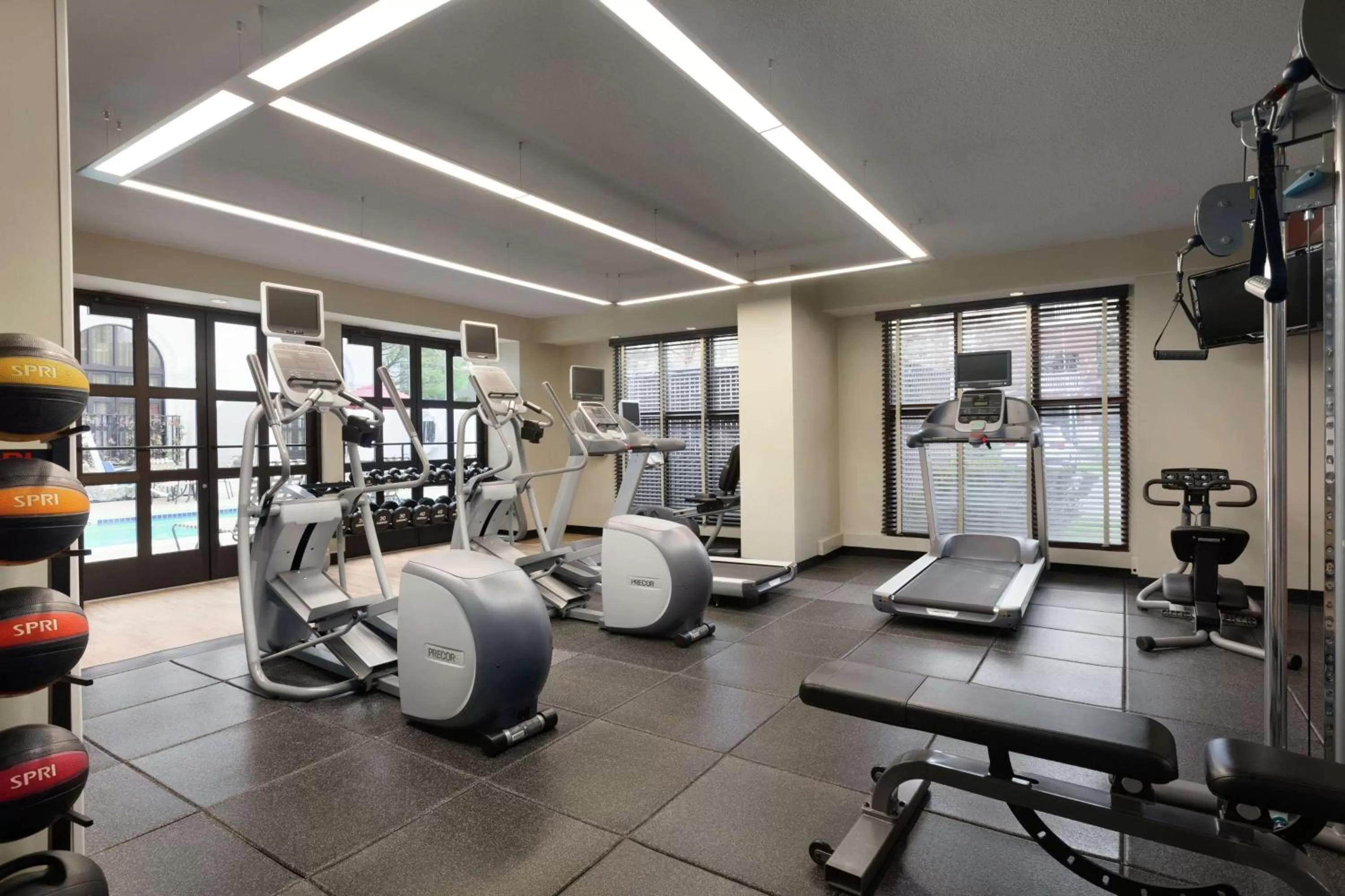 Fitness centre/facilities in Hilton Garden Inn Cupertino