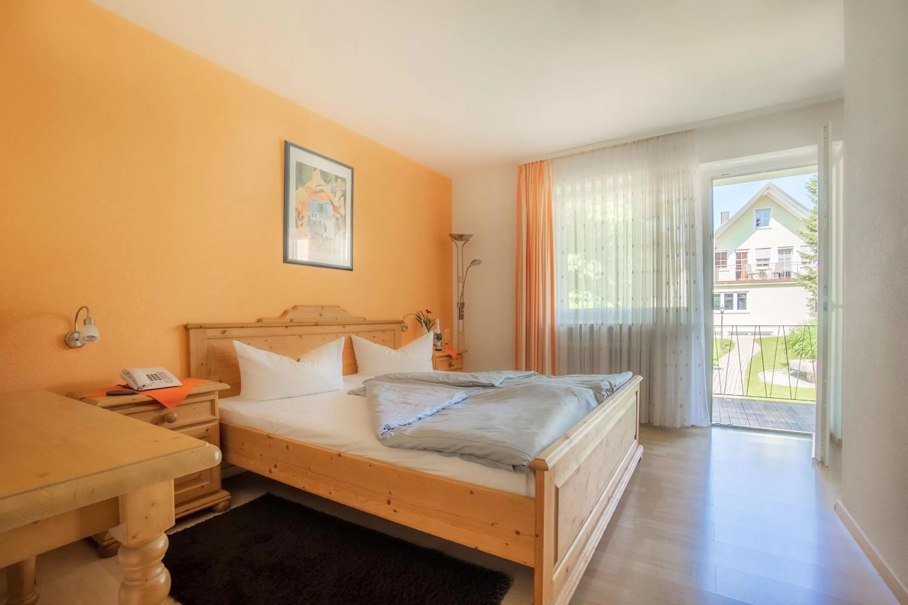 Photo of the whole room, Bed in Landhotel Weißer Hahn