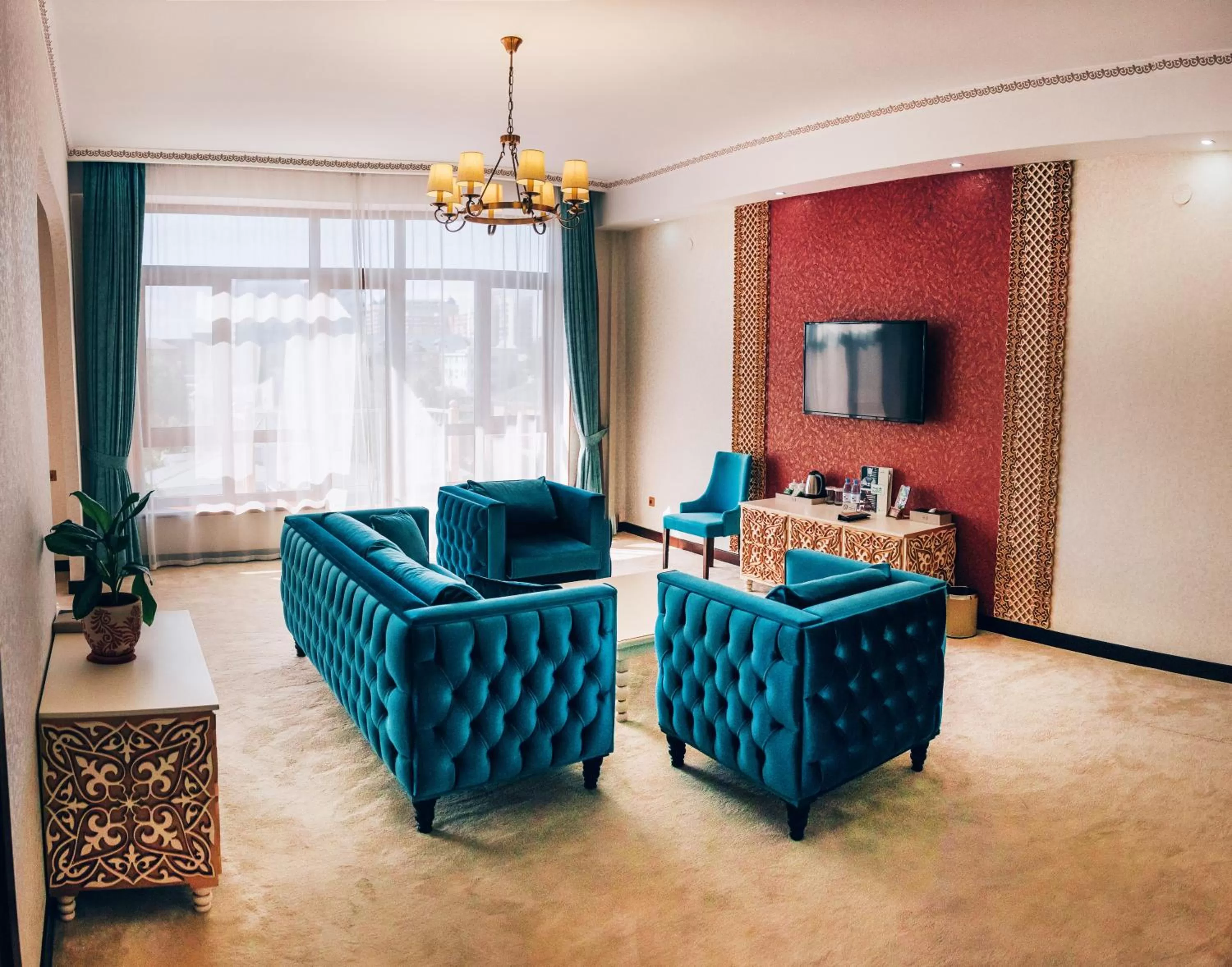 Living room in Megapolis Hotel Shymkent