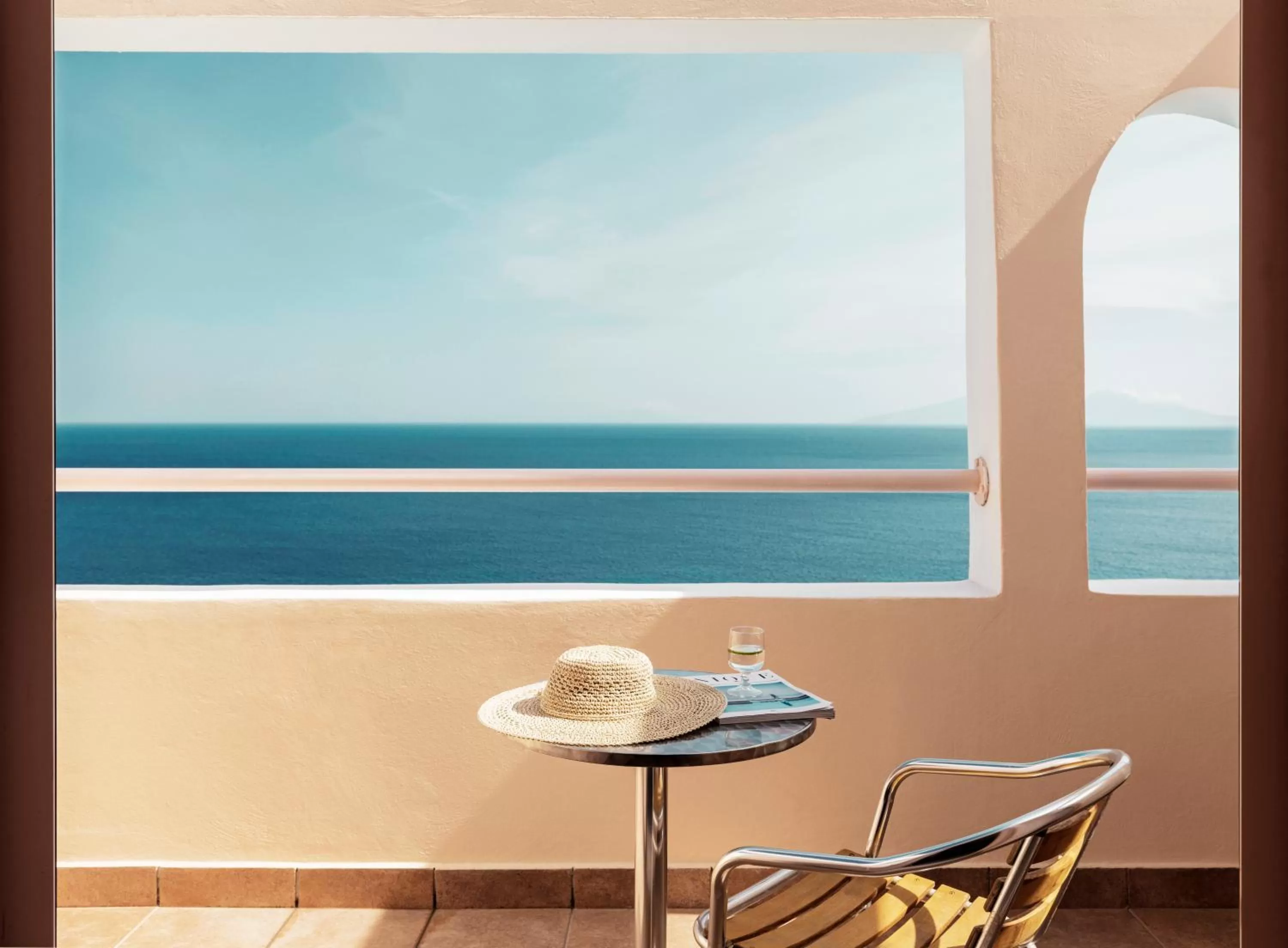 Balcony/Terrace in Canvas by Mitsis Family Village