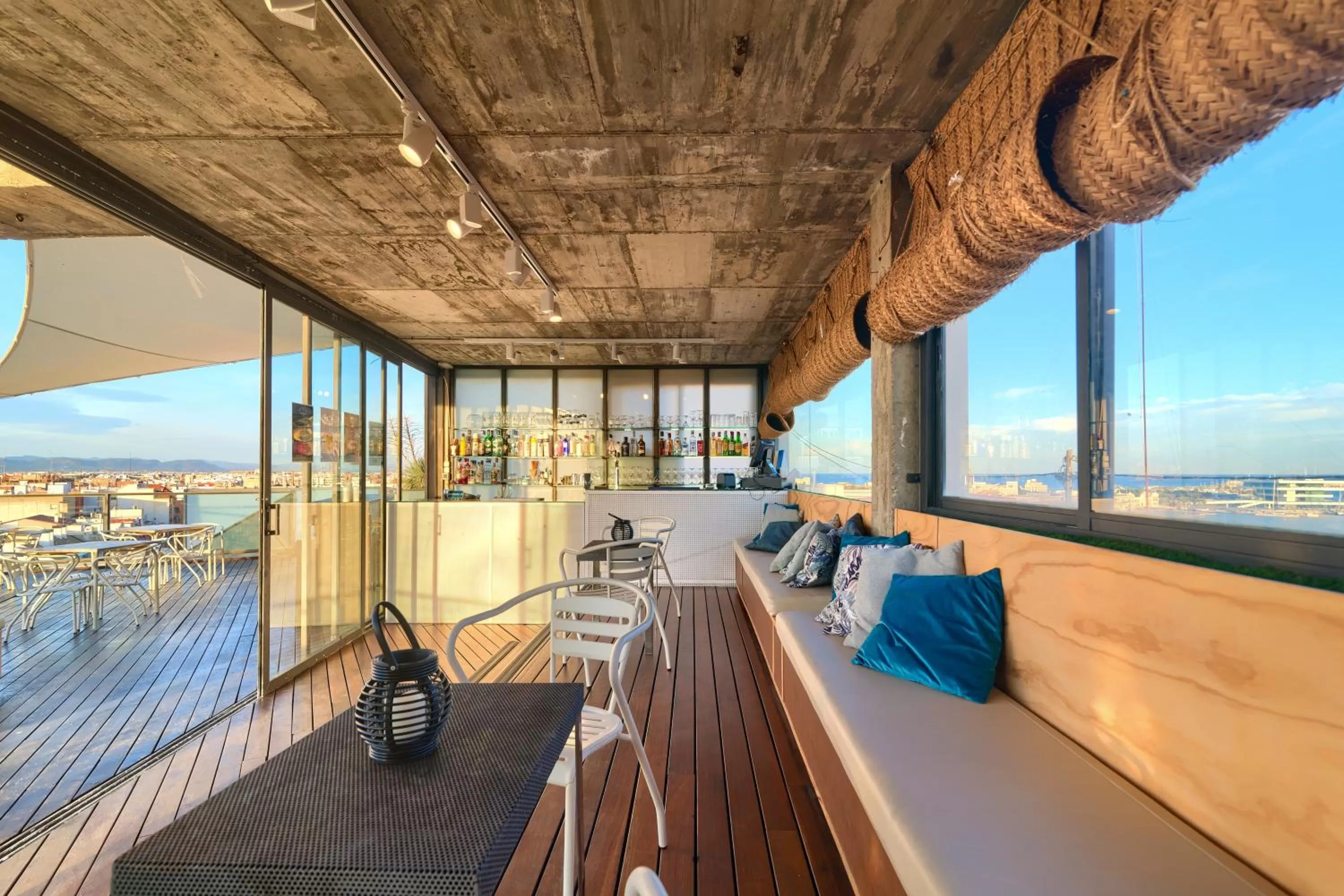 Balcony/Terrace in Sea You Hotel Port Valencia