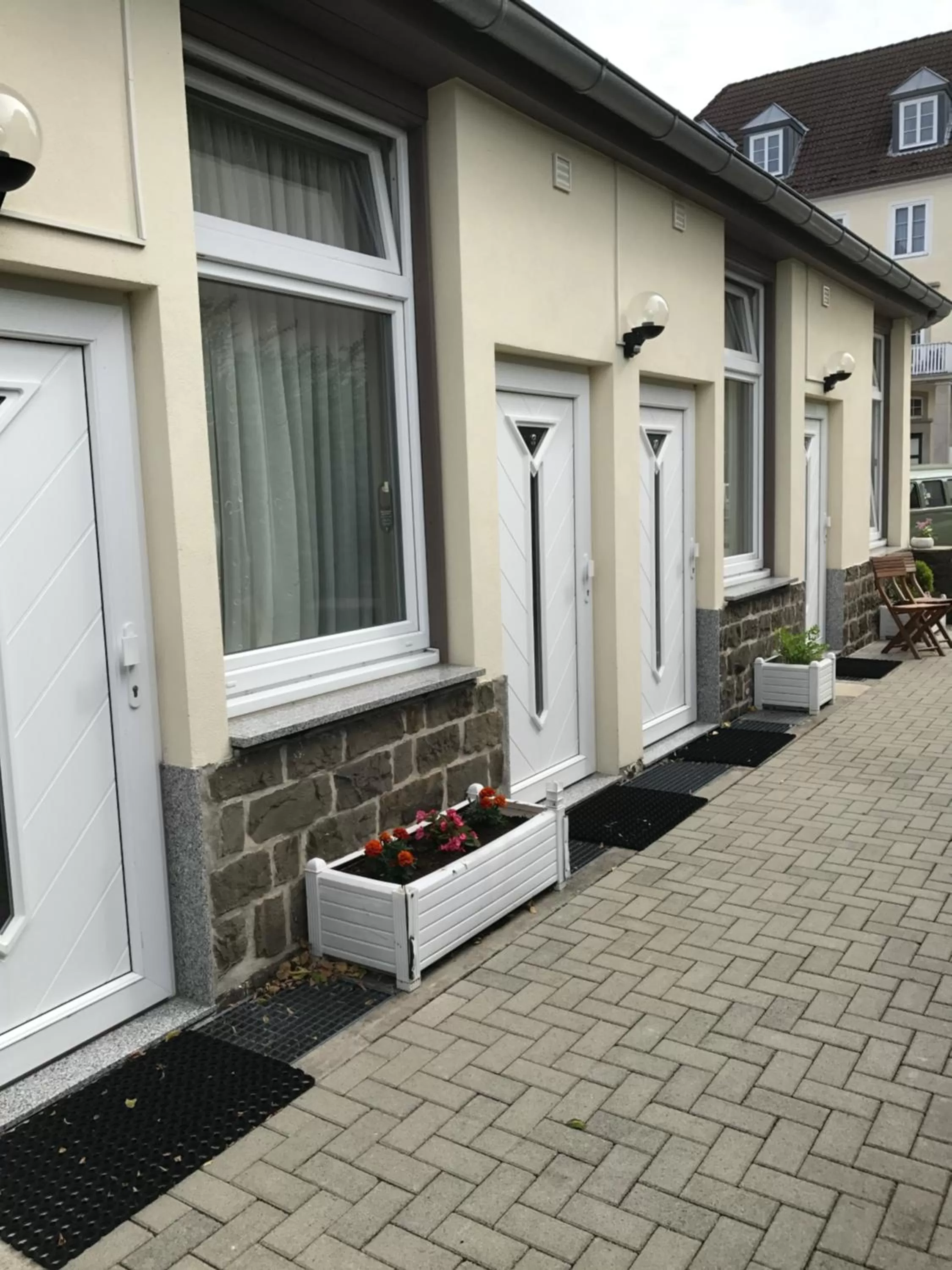 Patio in Boutique Hotel Goldene Henne