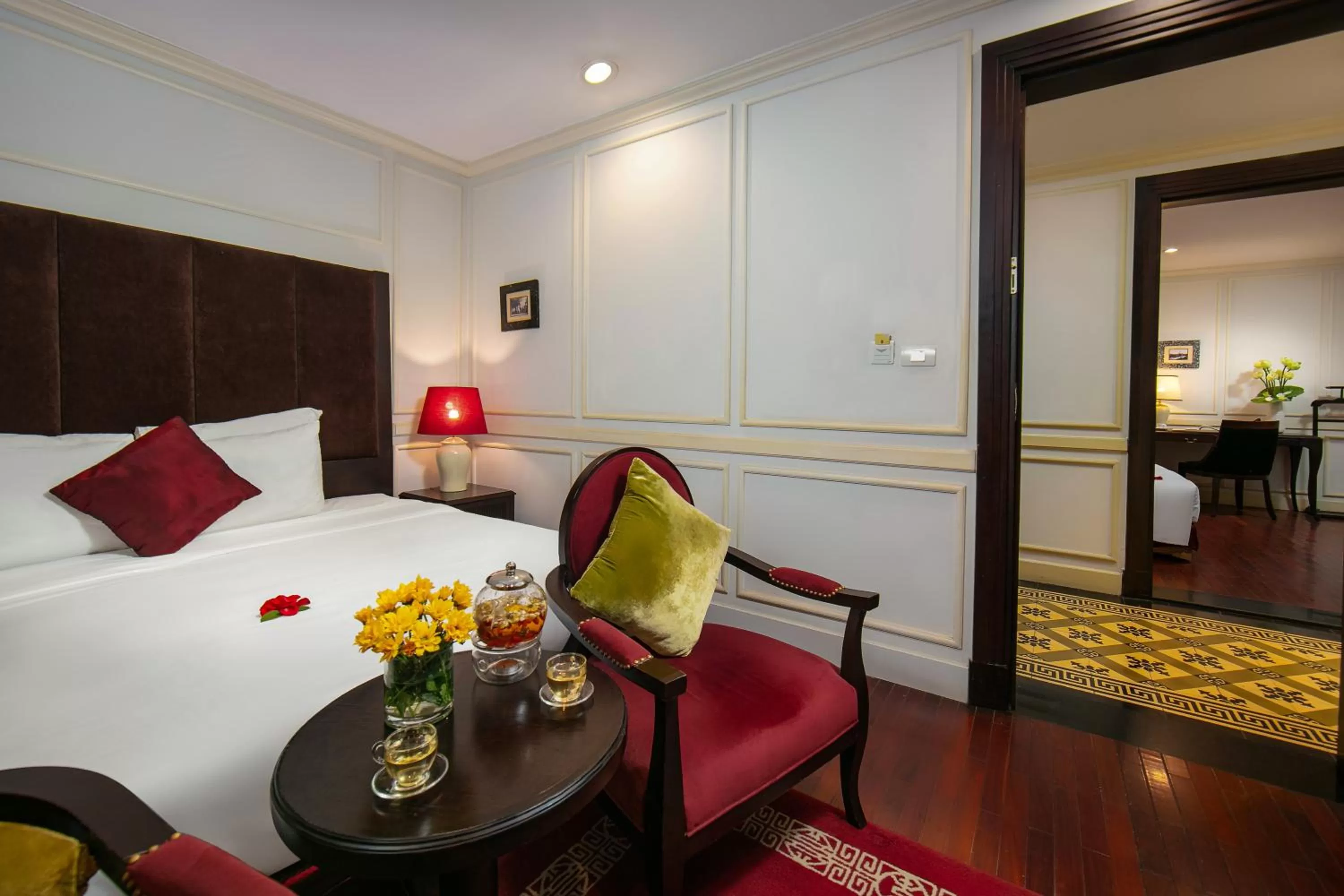Bed in Hanoi Boutique Hotel & Spa