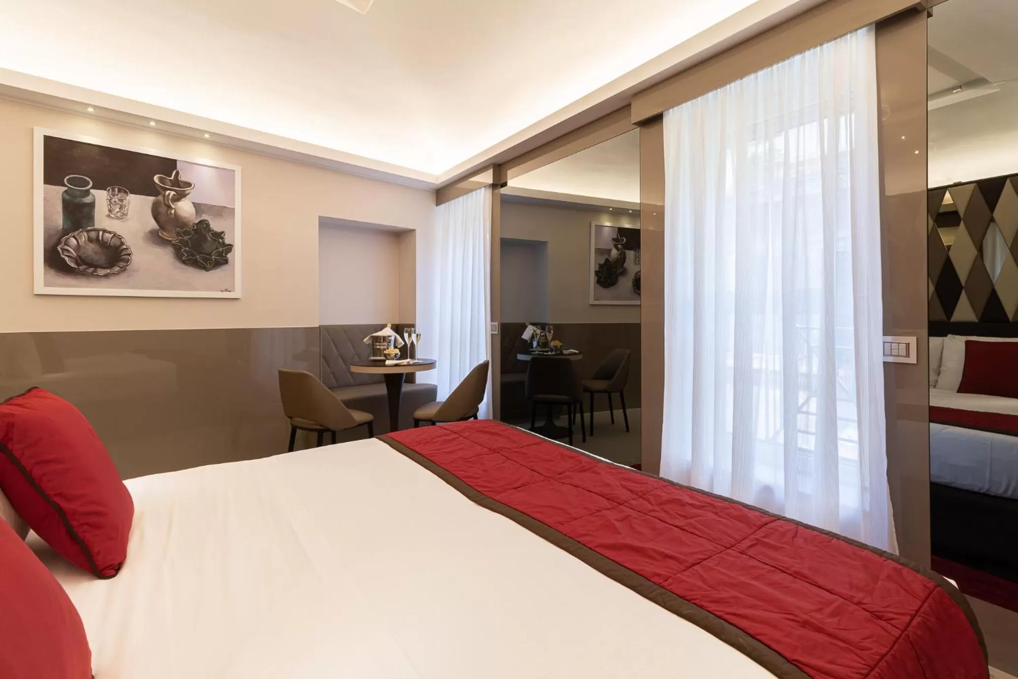 Bedroom, Bed in Harry's Bar Trevi Hotel & Restaurant