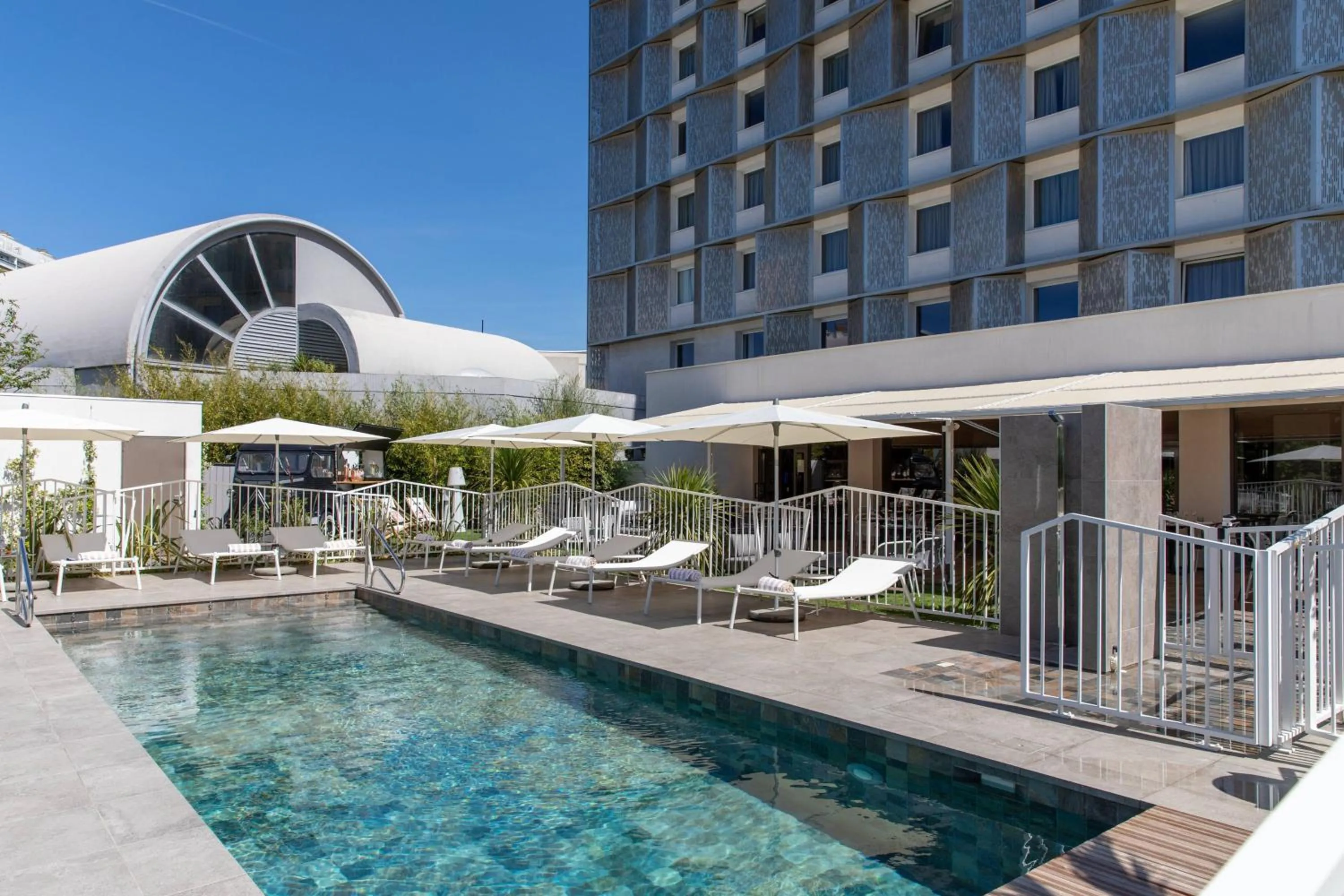 Swimming pool in AC Hotel by Marriott Marseille Prado Vélodrome