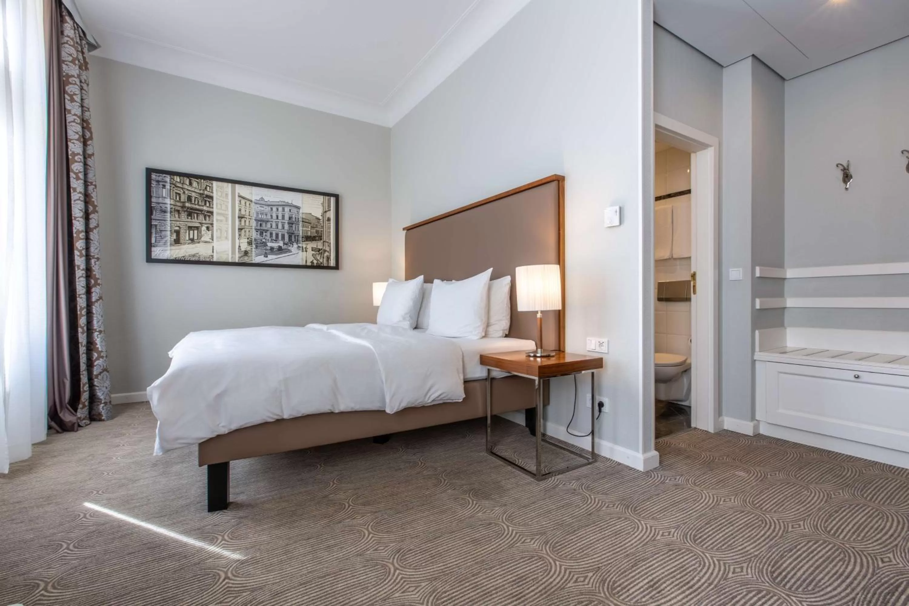 Photo of the whole room, Bed in Radisson Blu Hotel Schwarzer Bock Wiesbaden