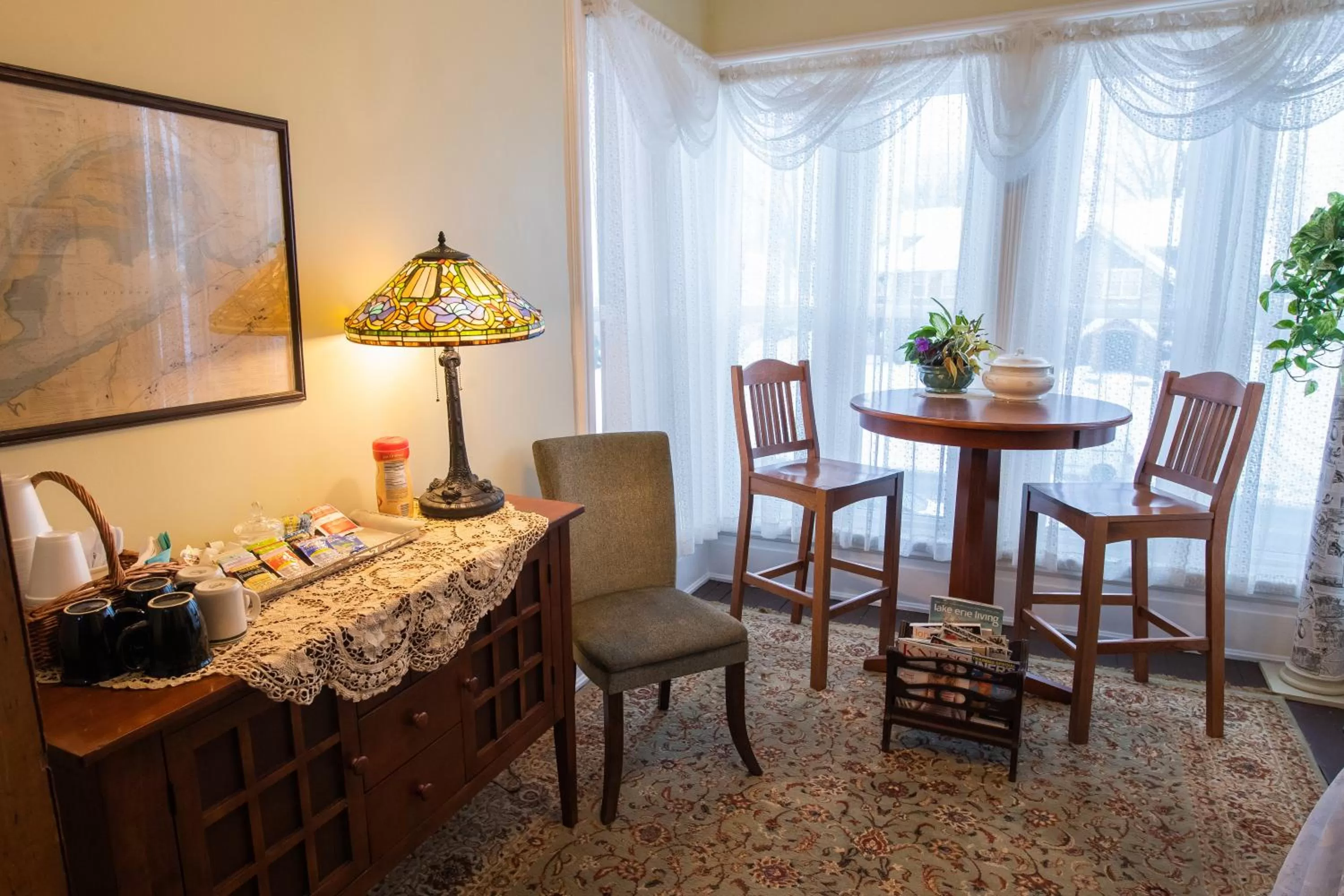 Seating area in Spencer House Bed & Breakfast
