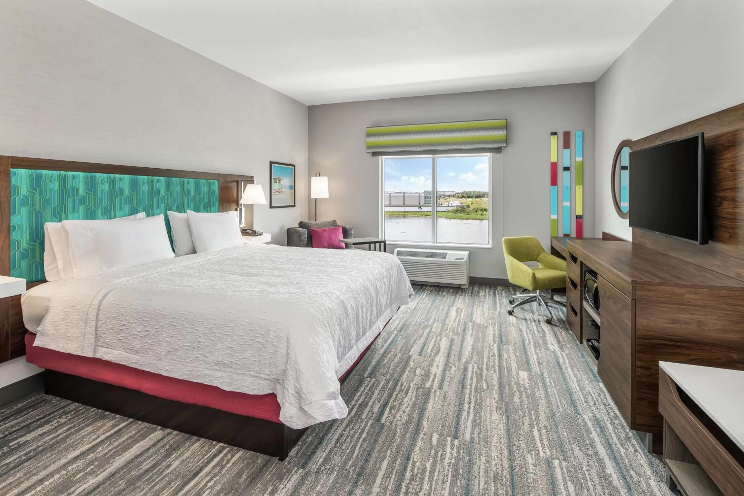 Bedroom, Bed in Hampton Inn Odessa Trinity