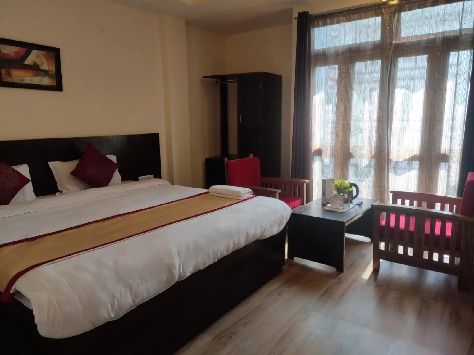 Bed in Hotel The Narayani Continental