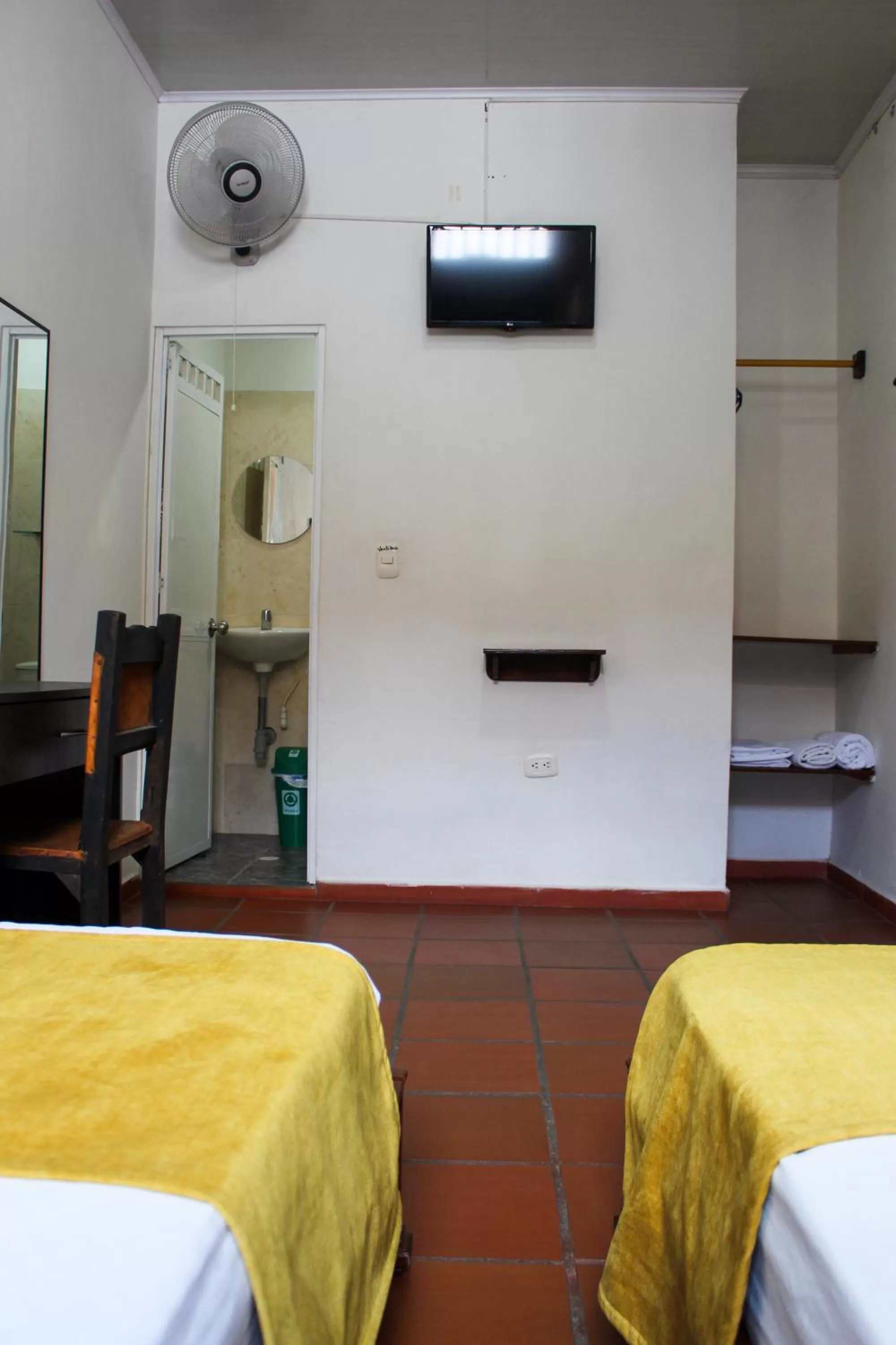 Bed in Hotel Colonial San Felipe