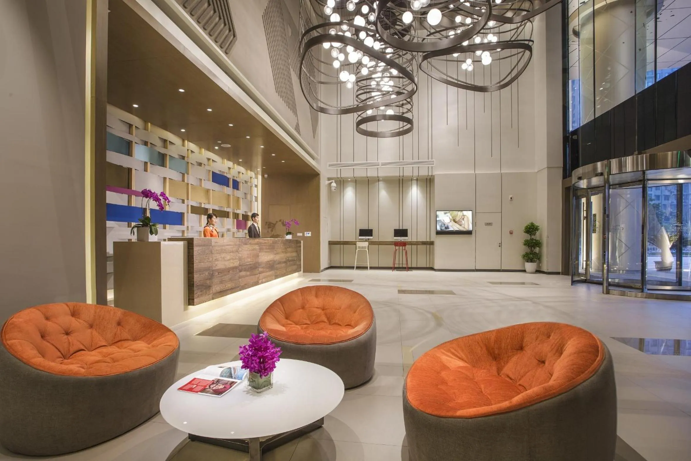 Lobby or reception, Lobby/Reception in Citadines Intime City Hangzhou