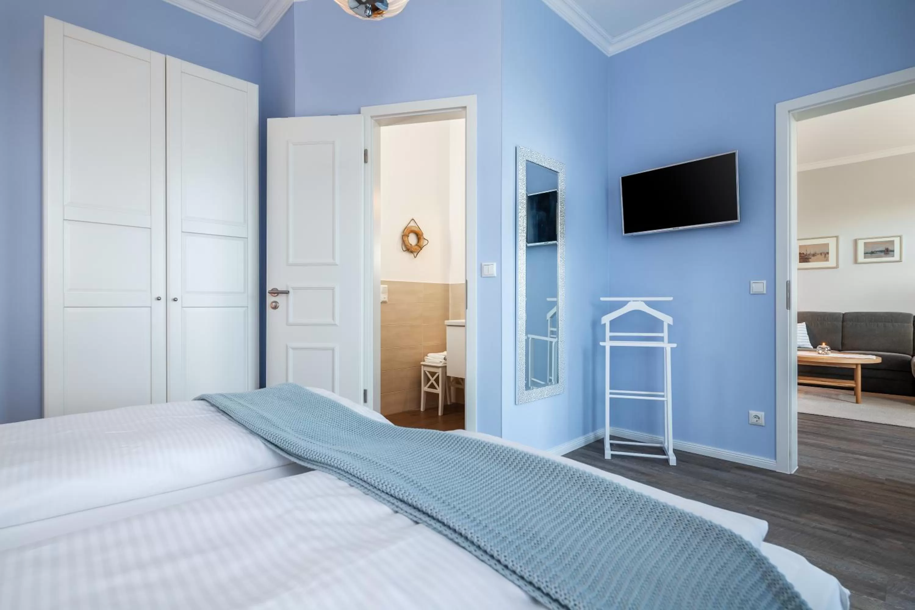 Bed in Hotel Rosenhof