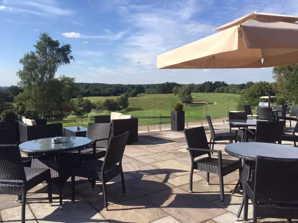 Patio in Wensum Valley Hotel Golf and Country Club