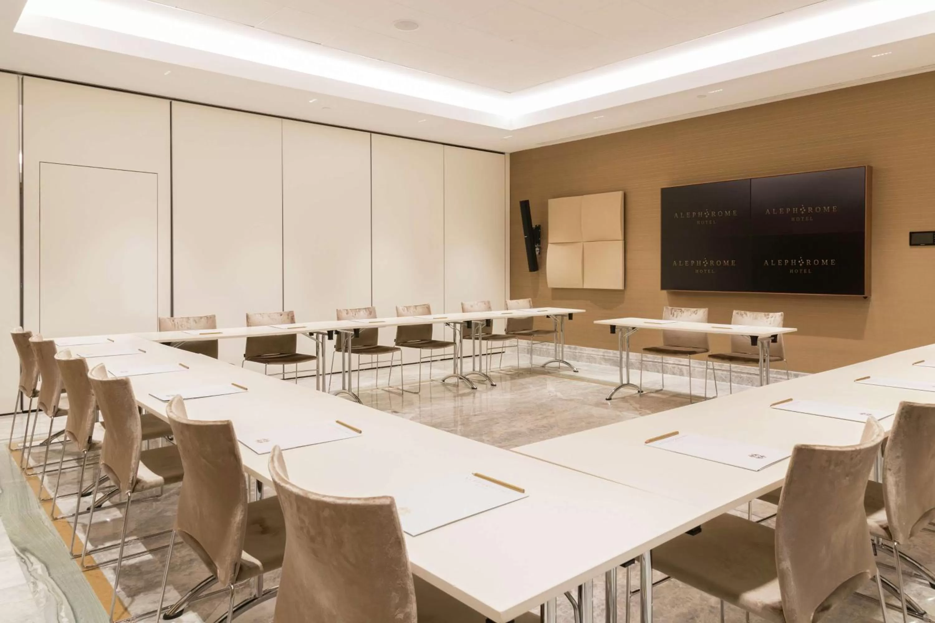Meeting/conference room in Aleph Rome Hotel, Curio Collection By Hilton