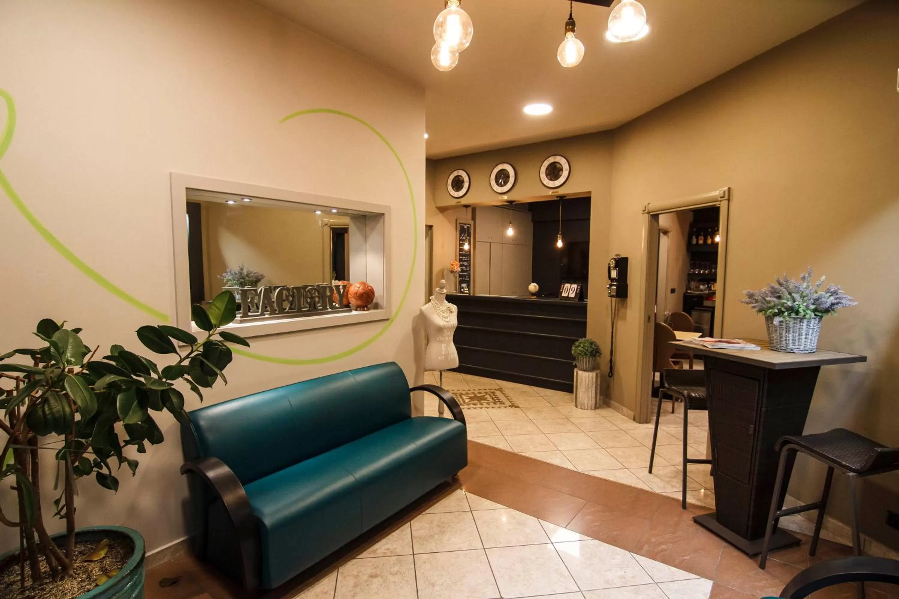 Lobby or reception in Piccolo Hotel Allamano