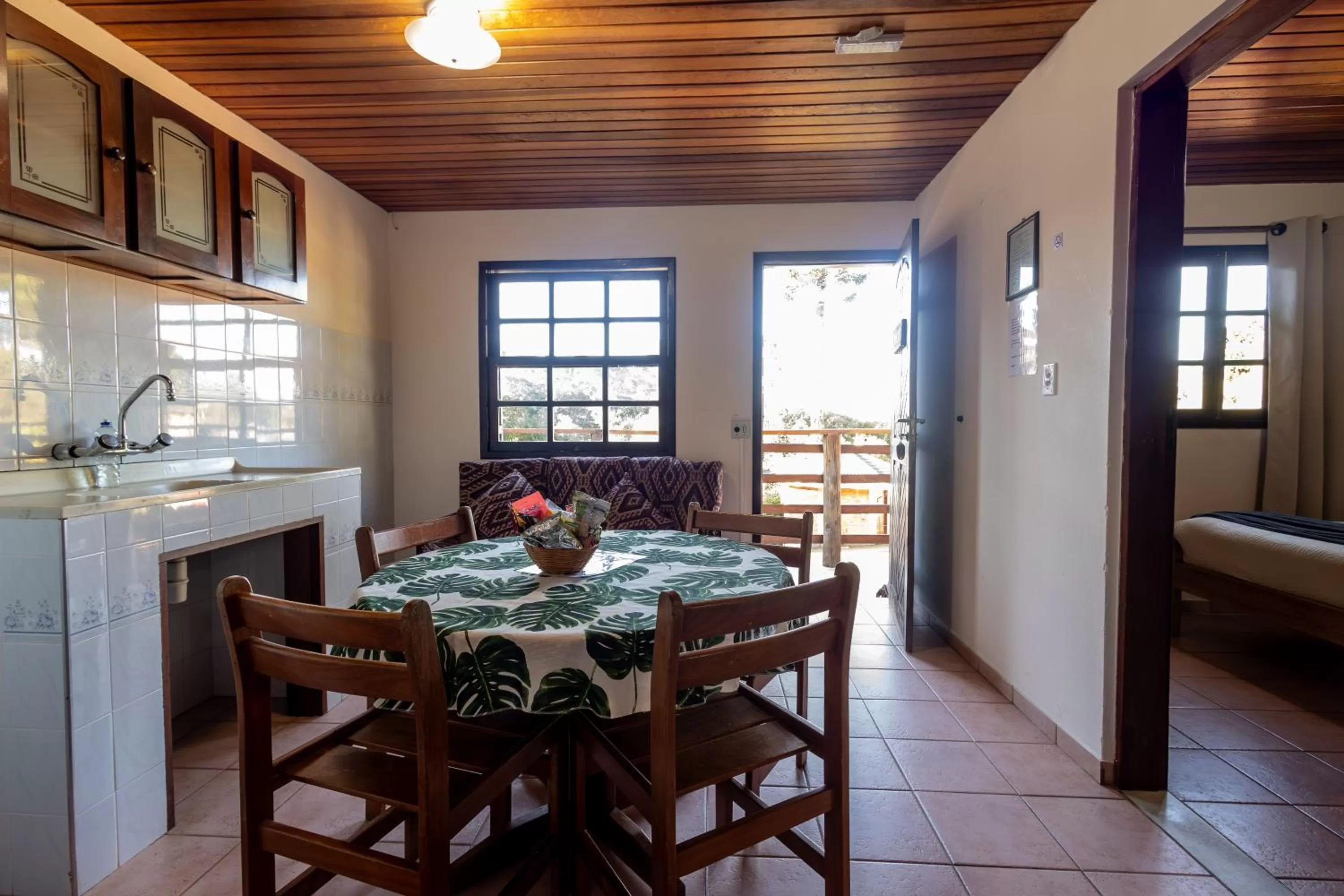 Dining Area in Chalés 3 Pinheiros