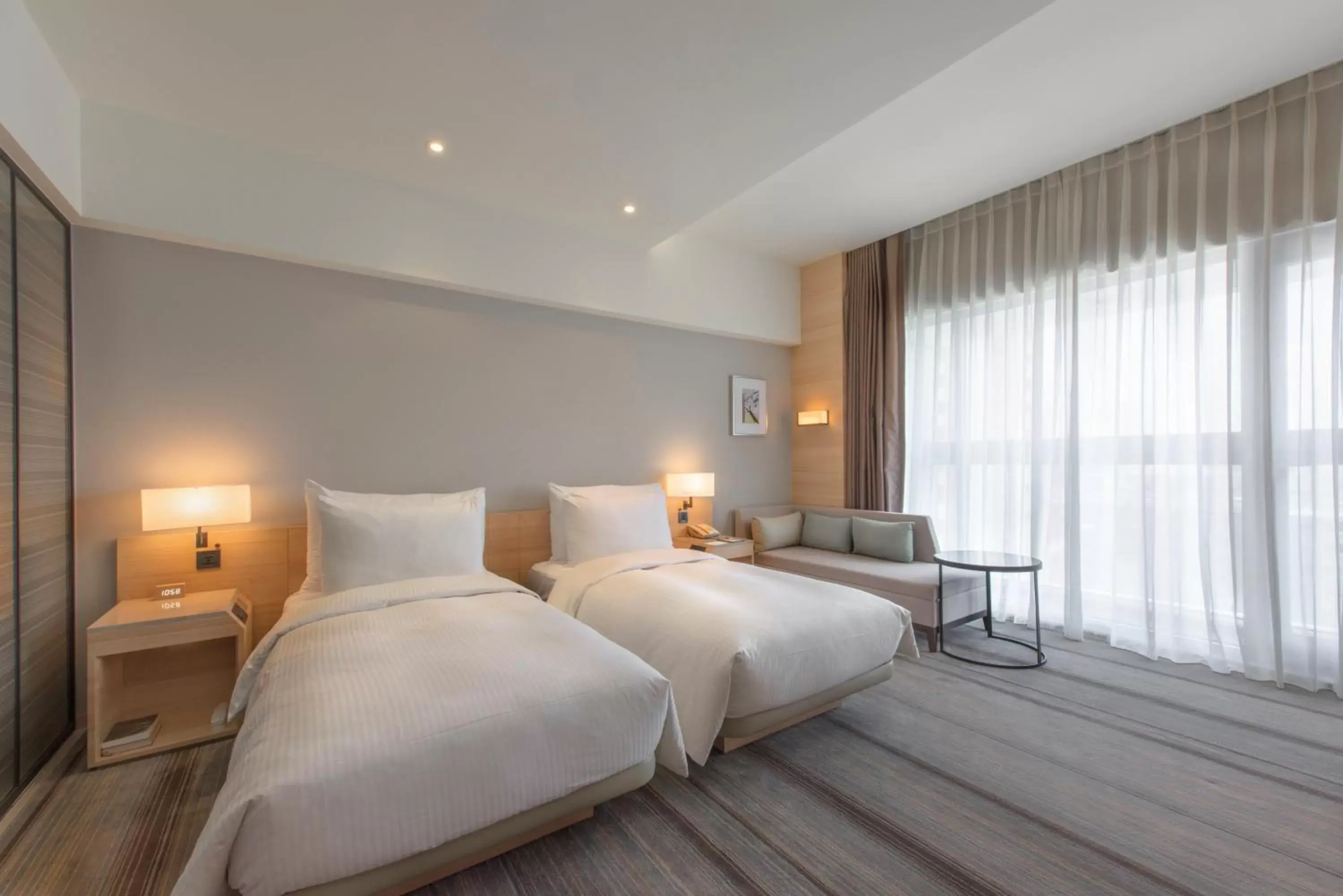 Comfort Twin Room in Hotel COZZI Ximen Tainan Comfort Twin Room in Hotel COZZI Ximen Tainan