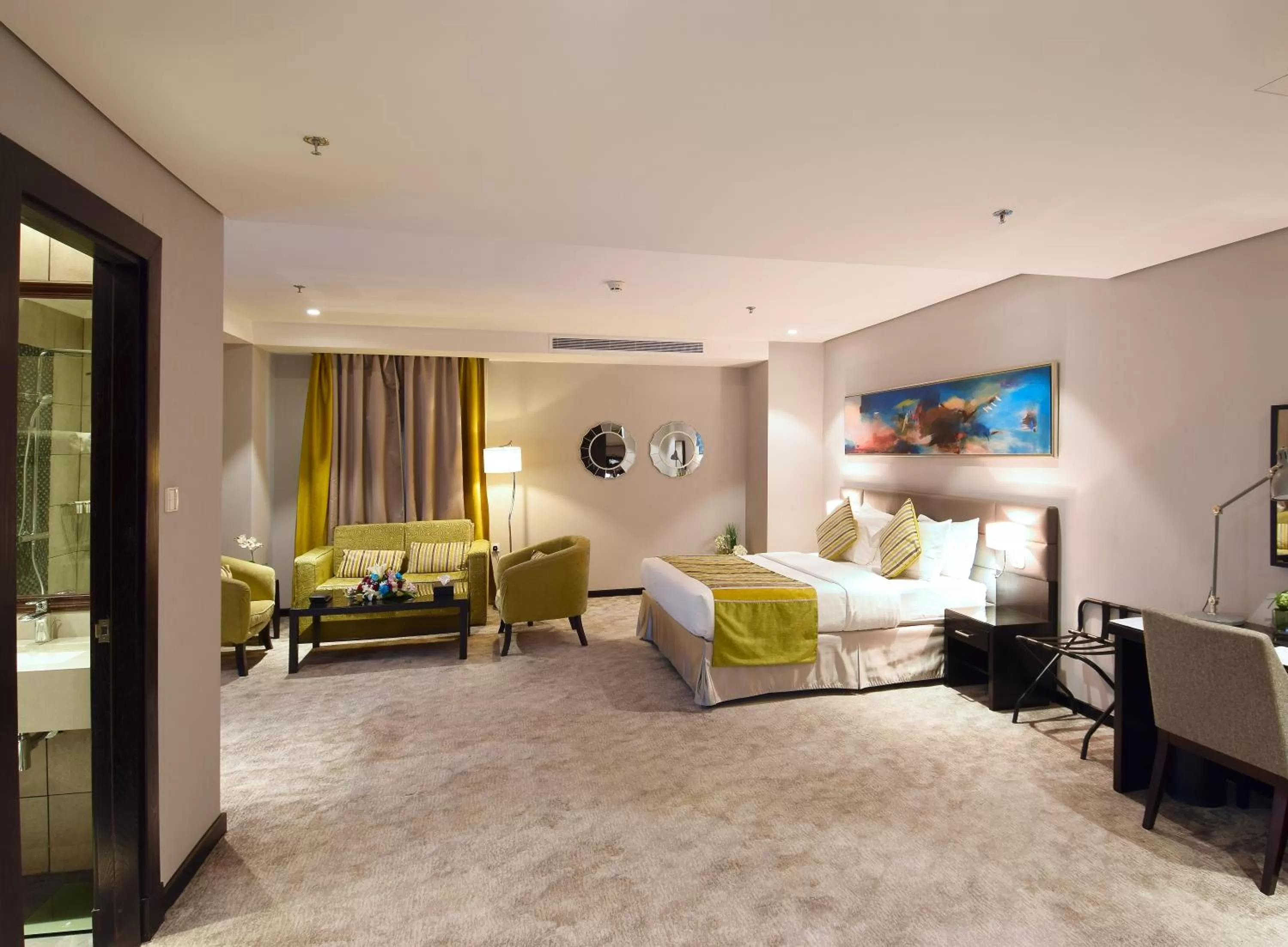 Living room, Bed in Best Western Plus Fursan