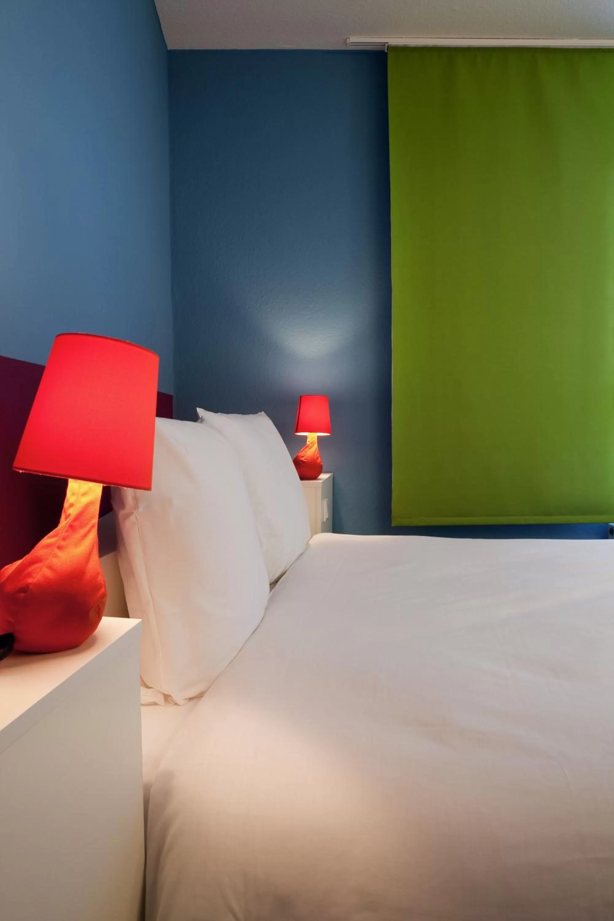 Decorative detail, Bed in ibis Styles Duesseldorf-Neuss