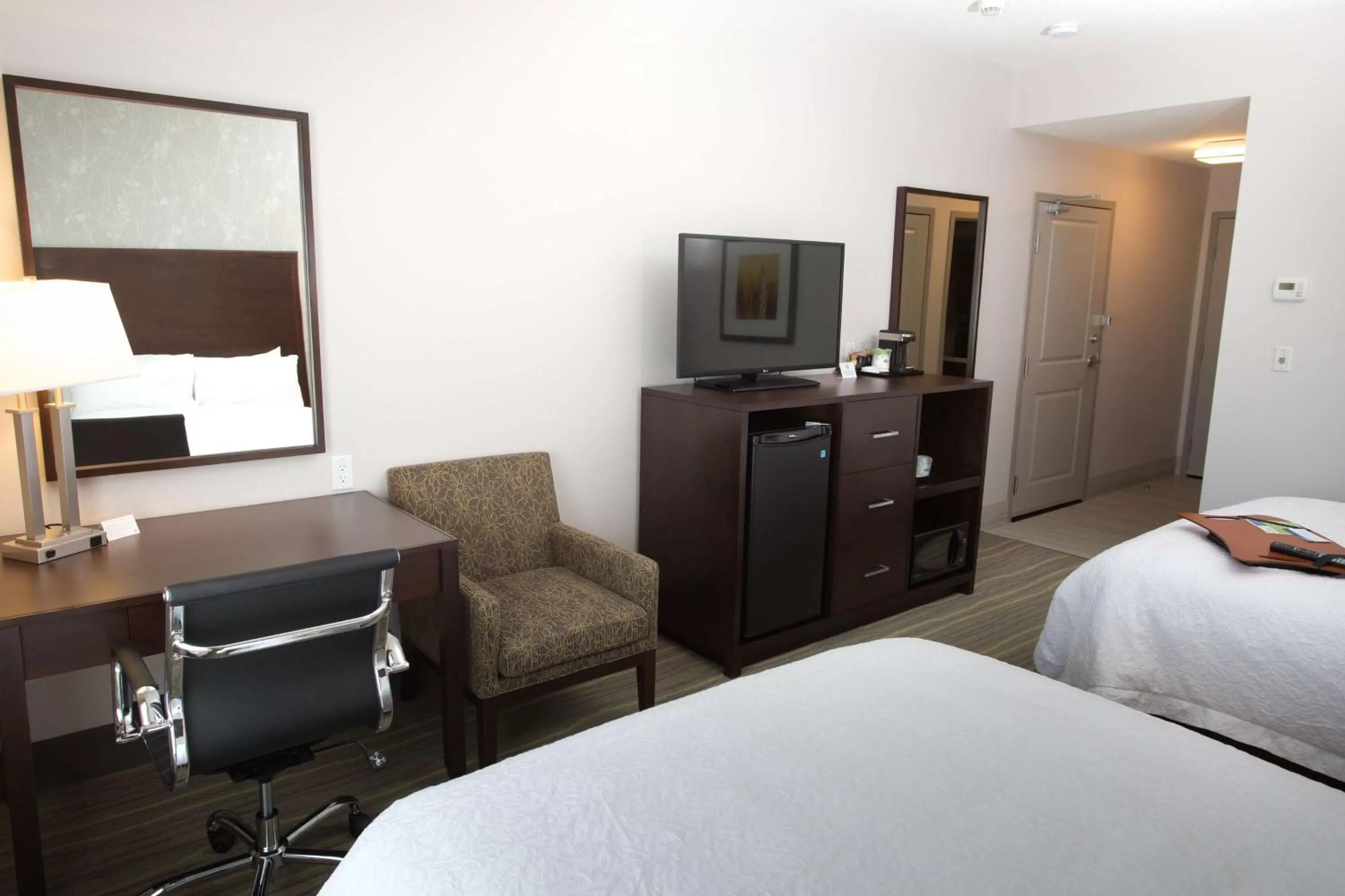 Bed in Hampton Inn by Hilton Lloydminster