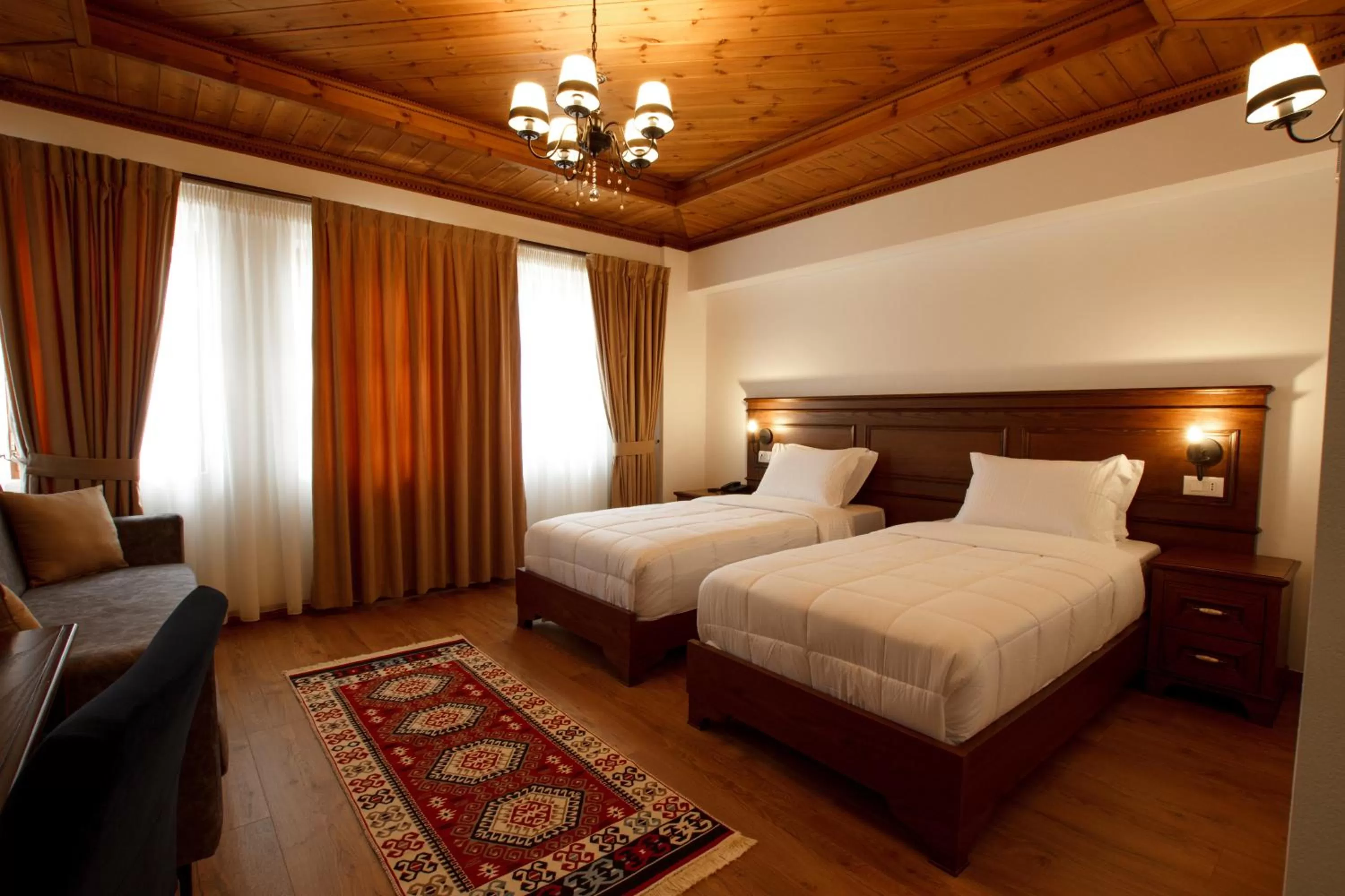 Bed in Rose Garden Hotel