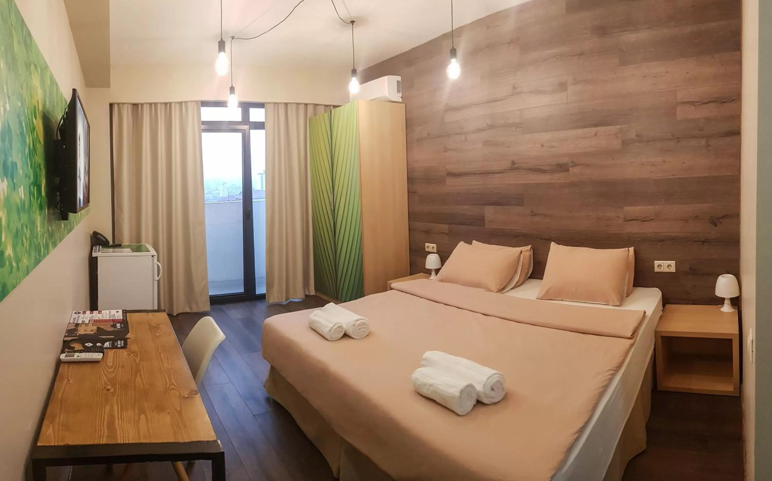 Bed in Wine Hotel Chisinau