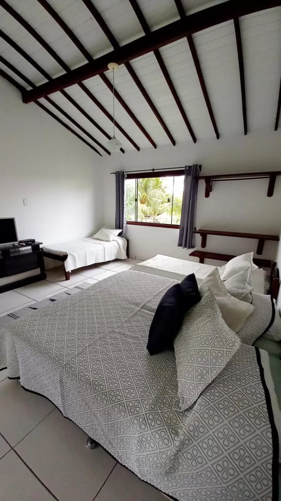 Bed in Pousada Recanto Das Emerências