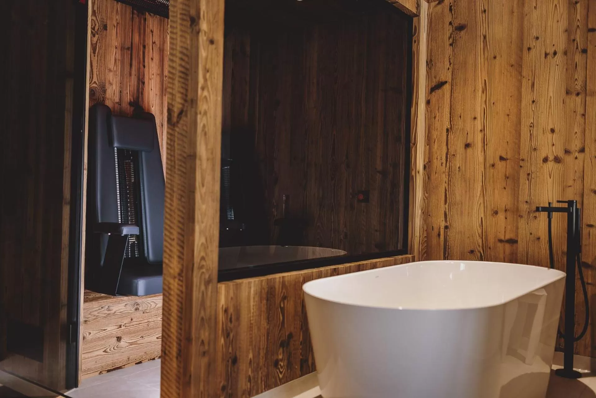 Bathroom in POST POST Hotel - Alpine Boutique Hotel & Spa