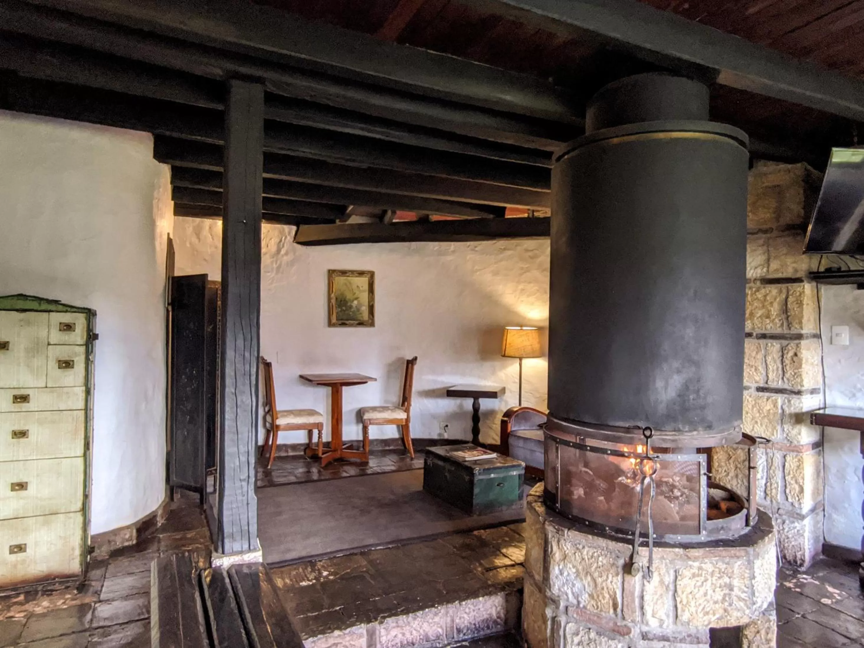 flat iron, Seating Area in Posada Cafe La Huerta