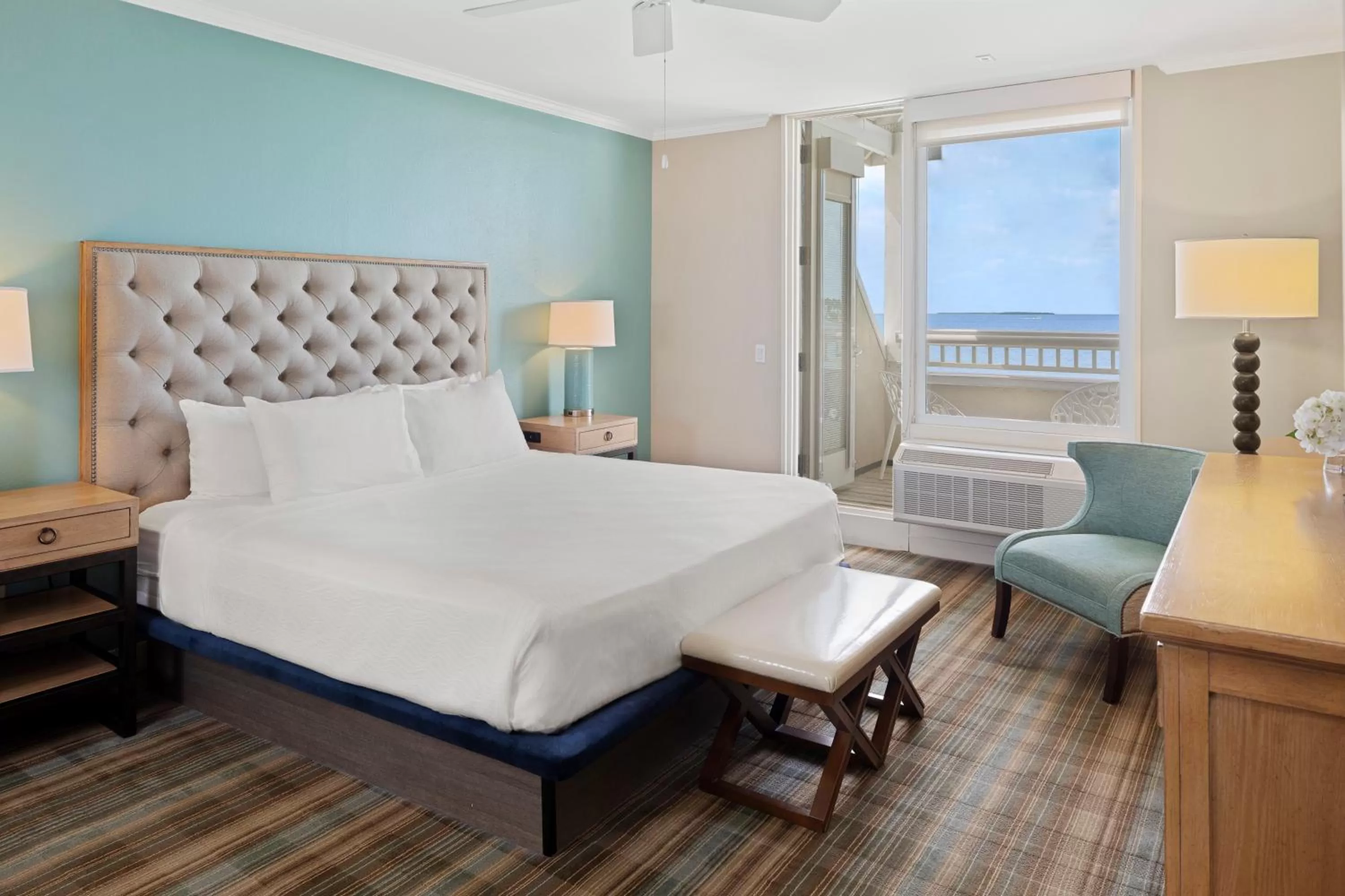 Bedroom, Bed in Opal Key Resort & Marina