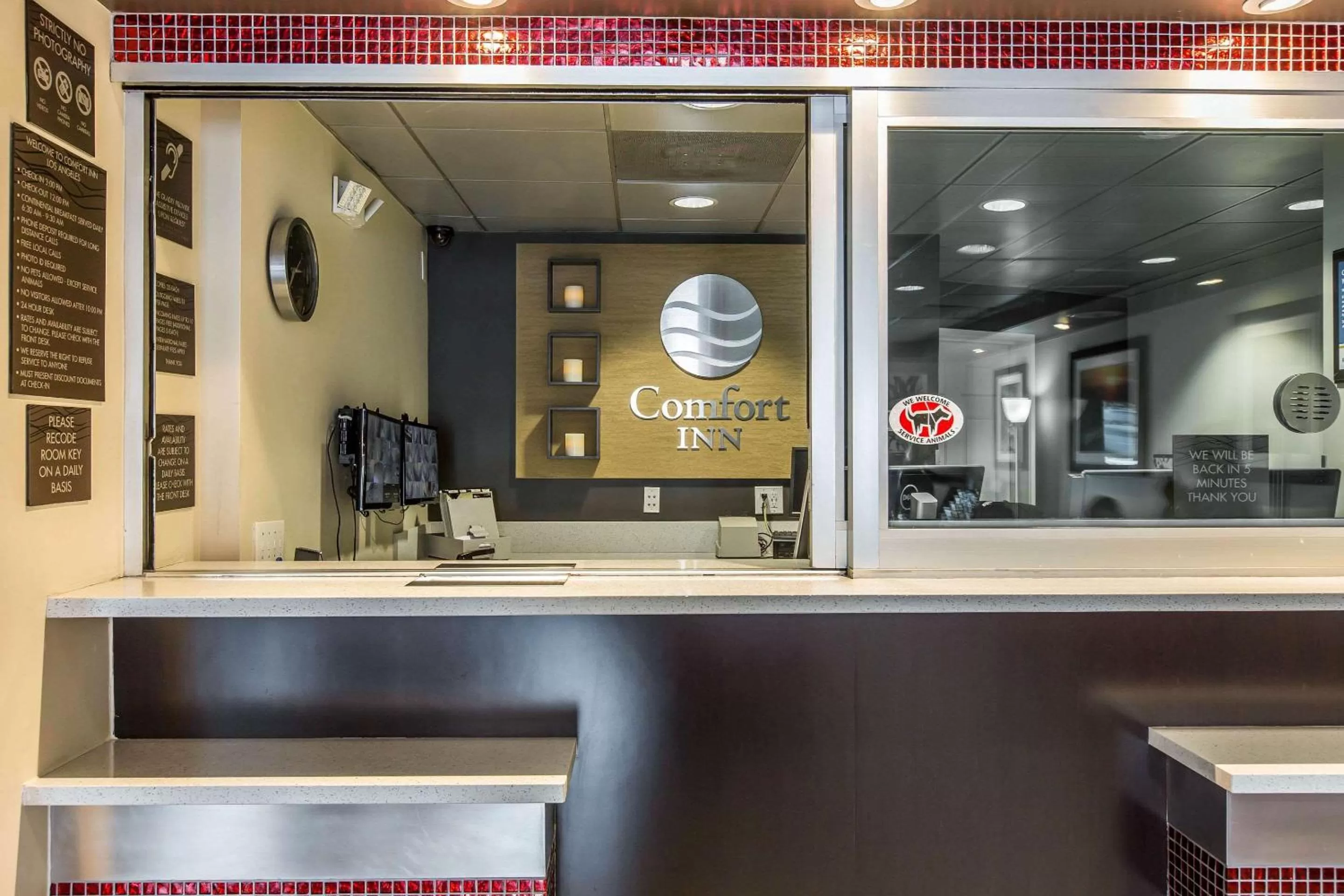 Lobby or reception in Comfort Inn Los Angeles near Hollywood