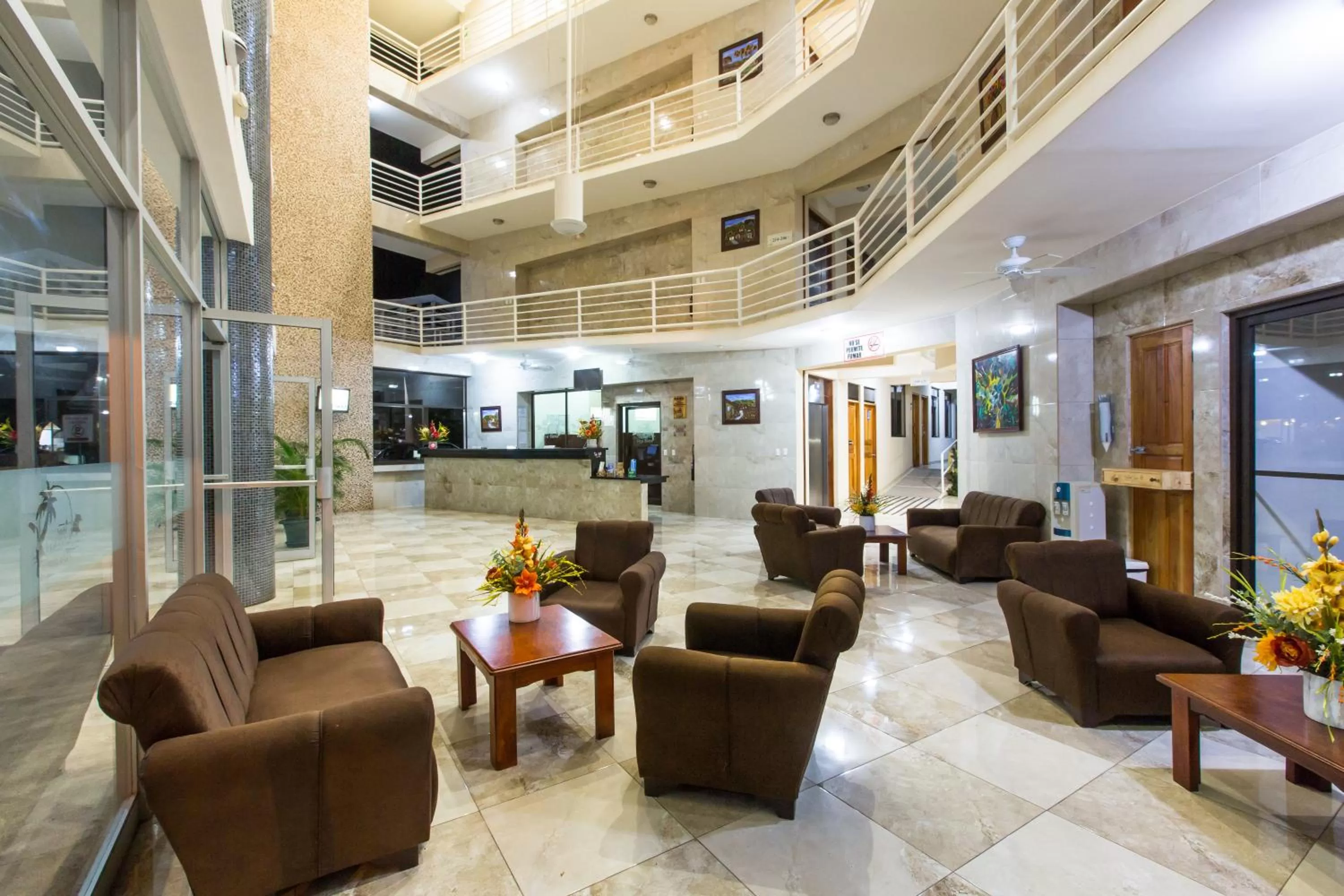 Lobby or reception in Hotel Arenas en Punta Leona