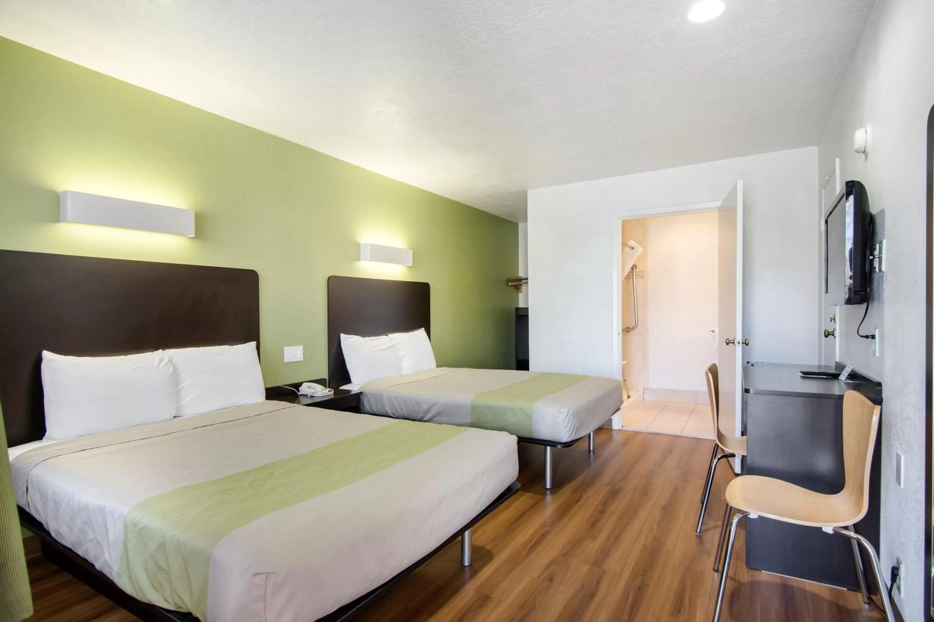 Photo of the whole room, Bed in Motel 6-Santa Fe, NM - Downtown