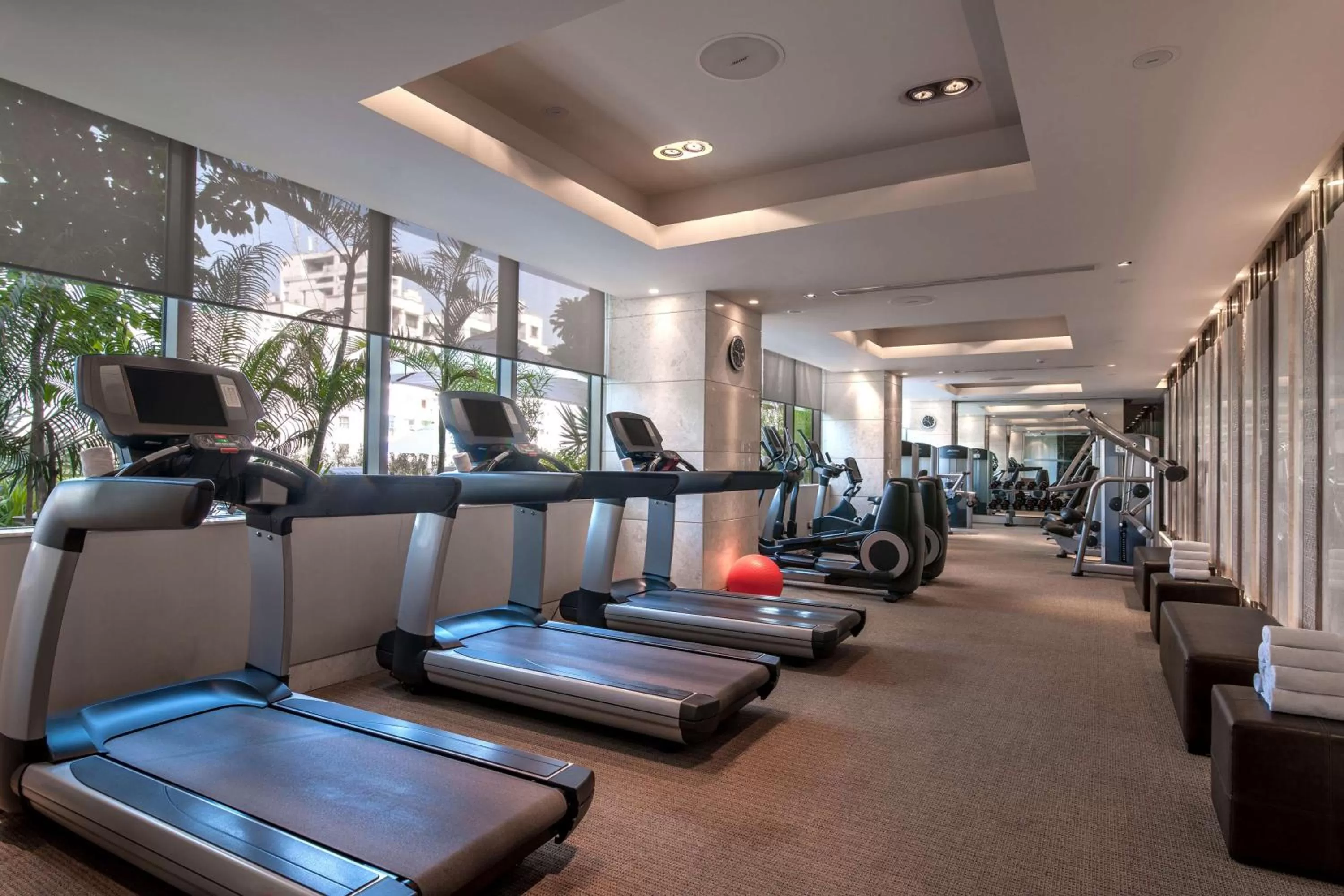 Fitness centre/facilities in Hyatt Ahmedabad