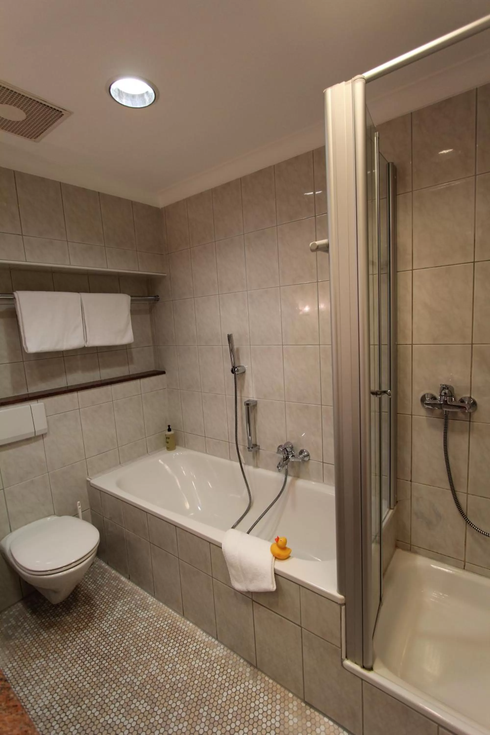 Shower in Historik Hotel Goldener Hirsch Rothenburg