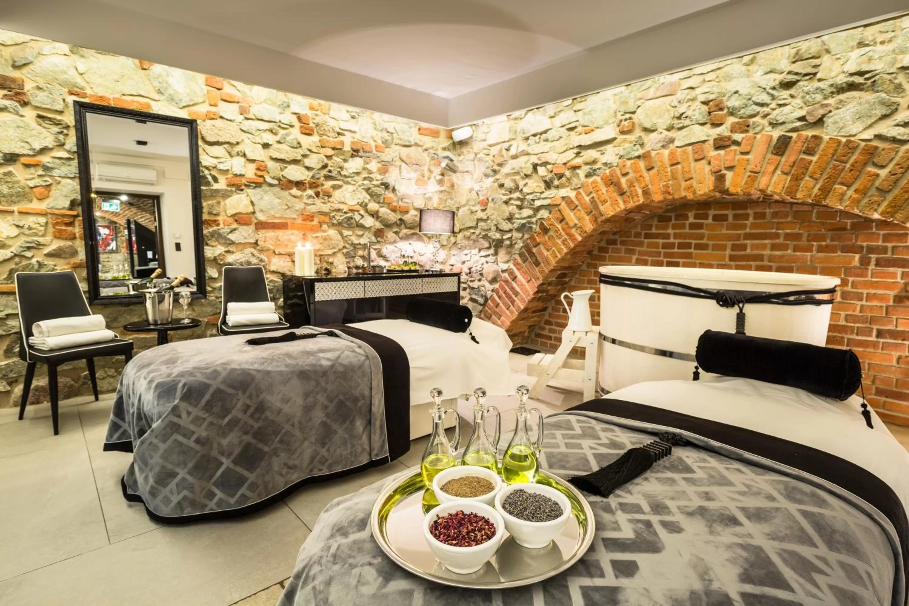 Spa and wellness centre/facilities, Bed in Zamek Topacz