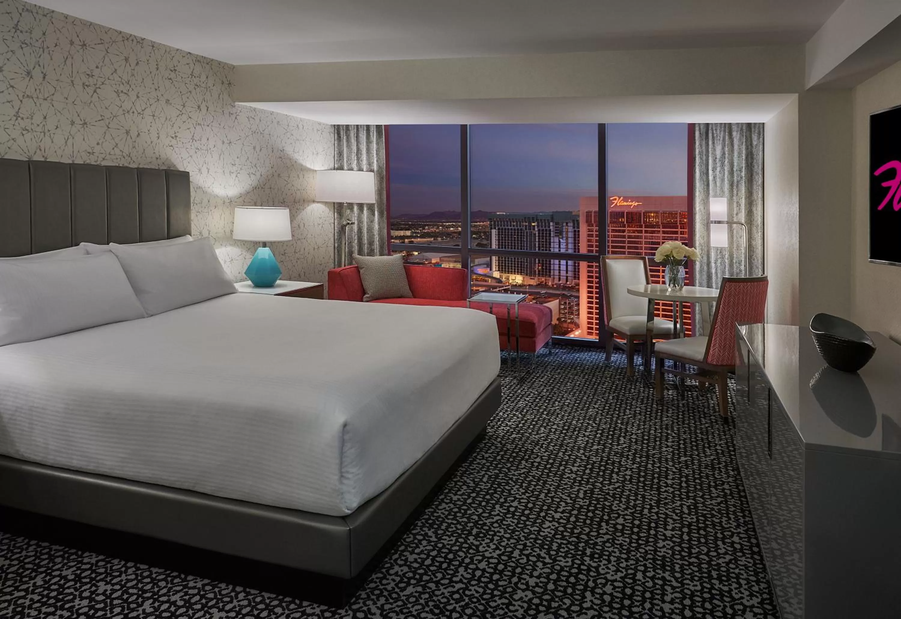 Bedroom, Bed in Flamingo Las Vegas Hotel & Casino