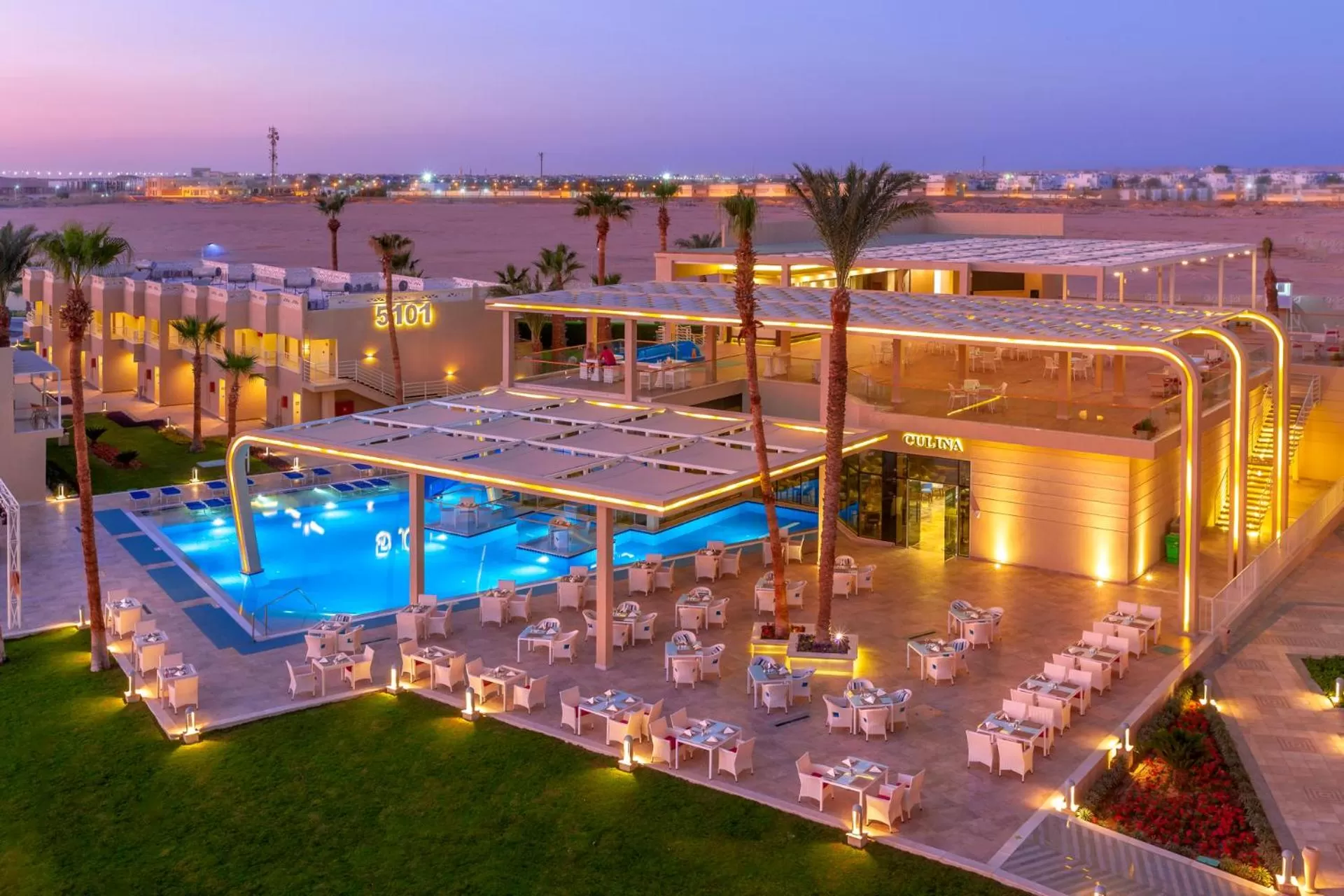 Restaurant/places to eat in Beach Albatros Aqua Park - Hurghada