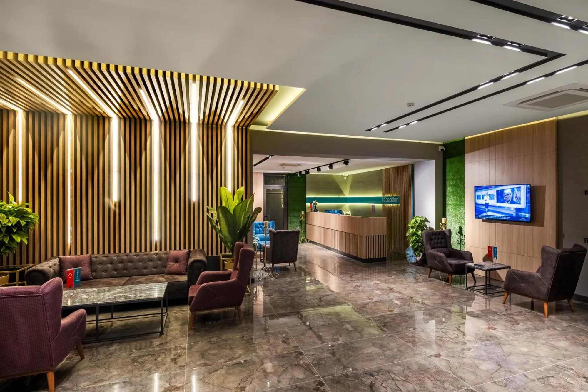 Lobby or reception in Anelli Hotel