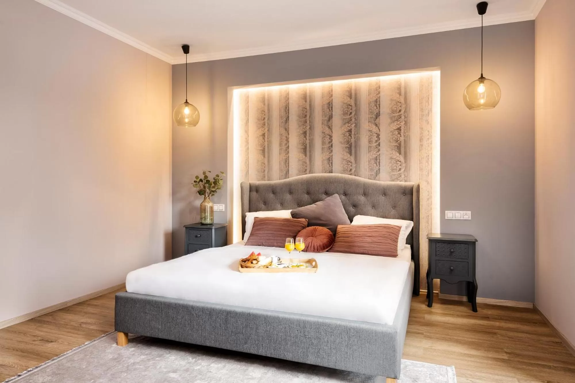 Bedroom, Bed in Wine & Wellness hotel Besední dům