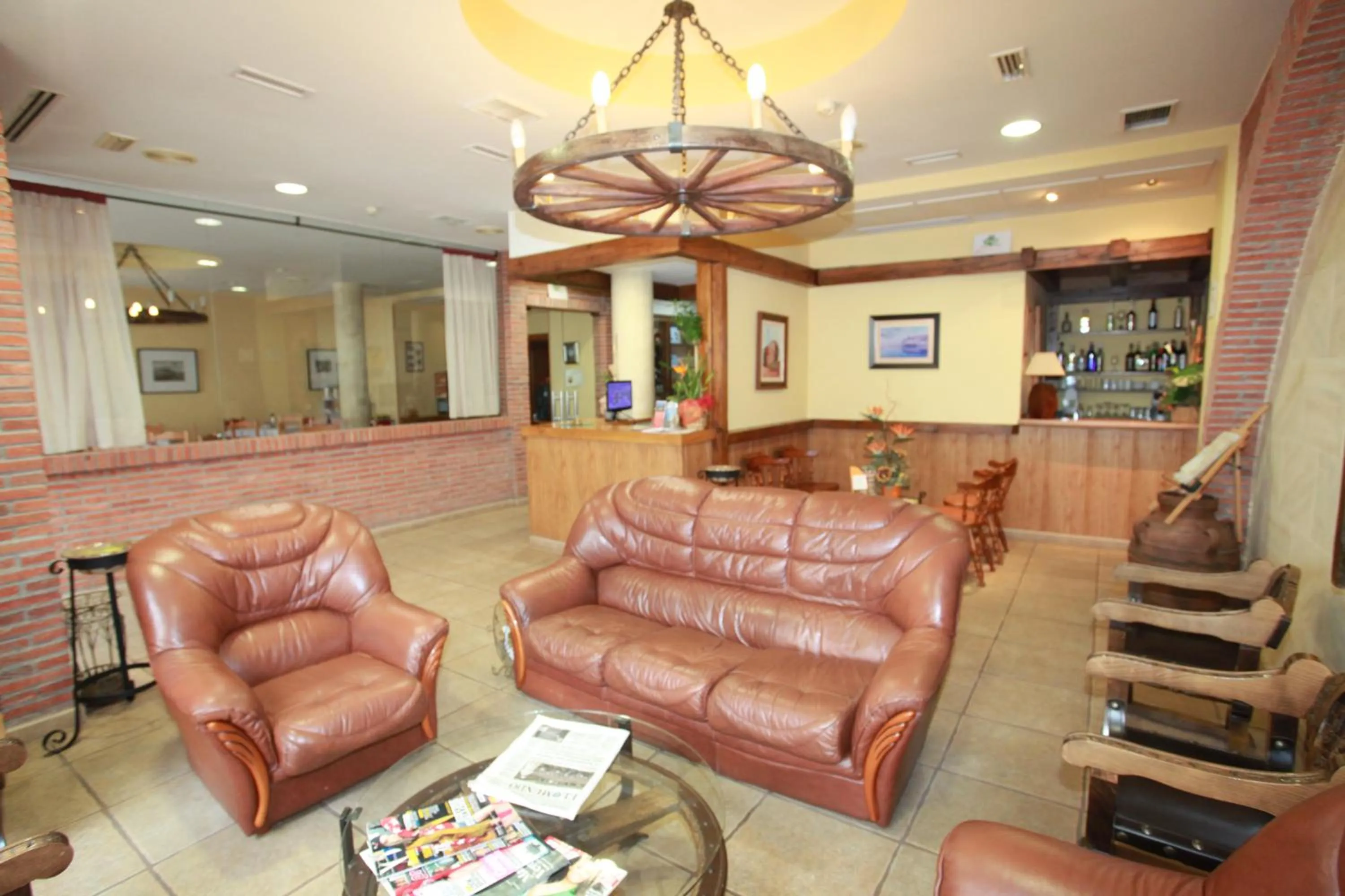 Lobby or reception in Hotel La Bodega