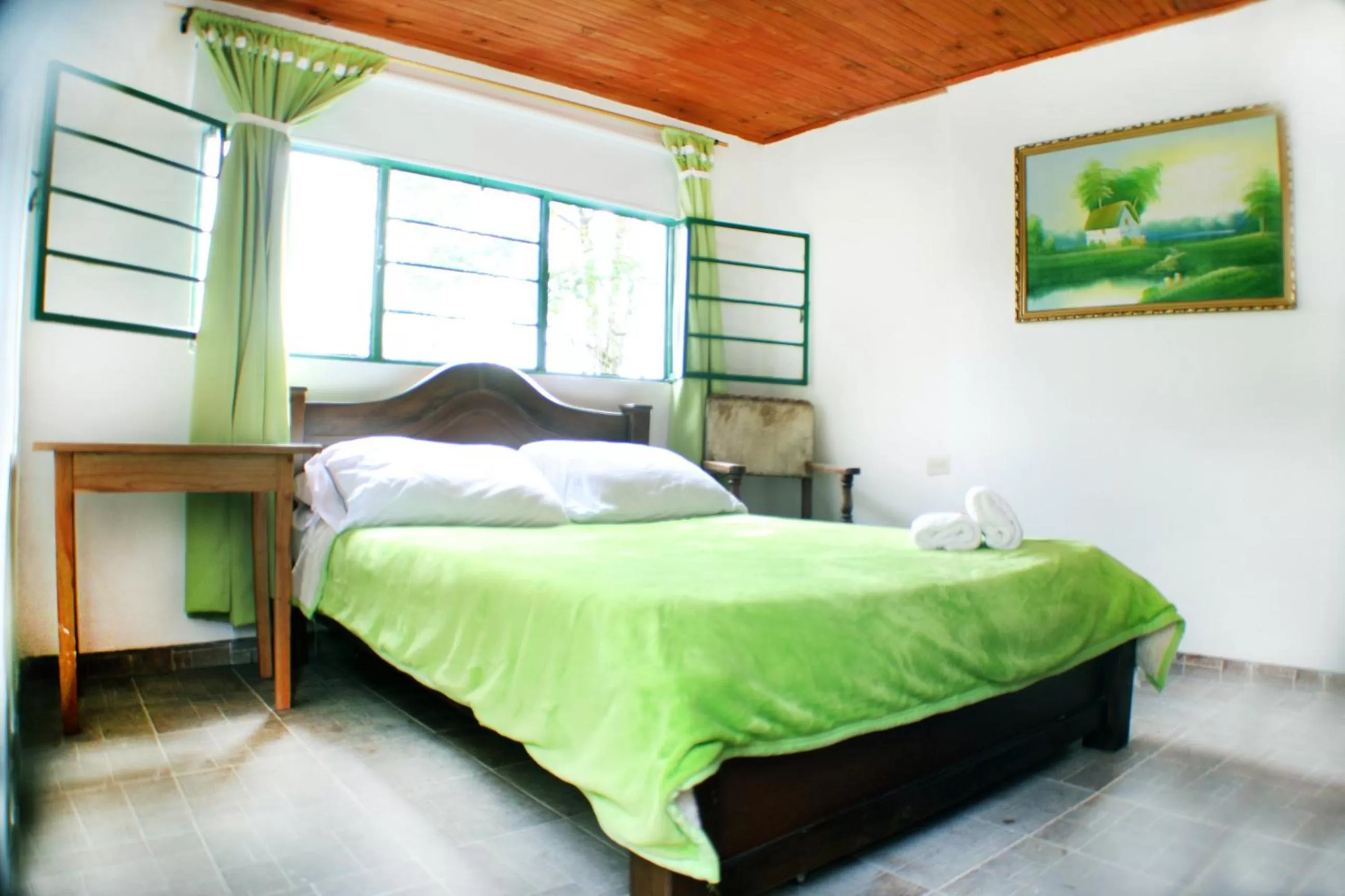 Bed in Eco Lodge La Juanita