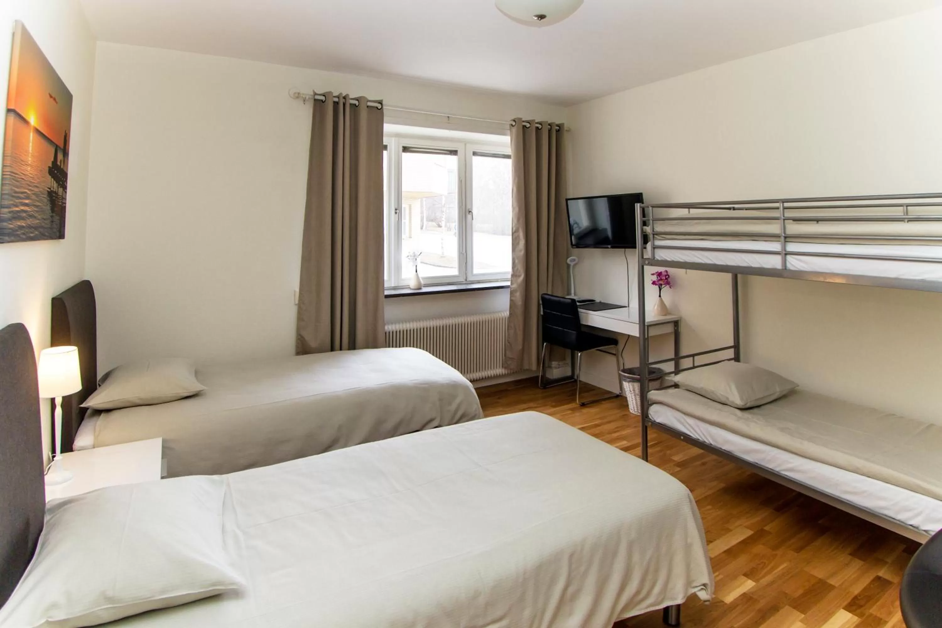 Bed in Hotell Linden