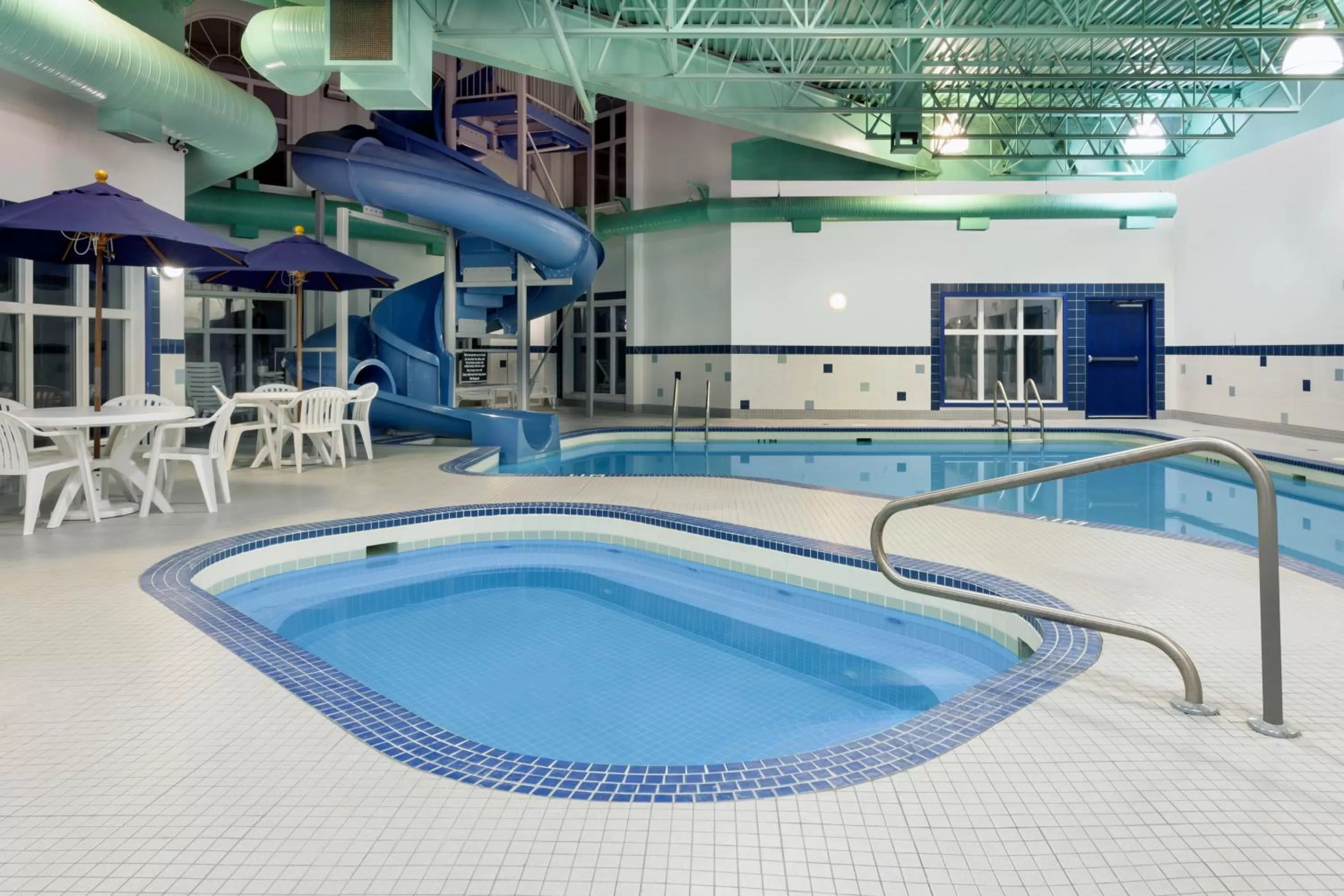 Swimming pool in Ramada by Wyndham Weyburn