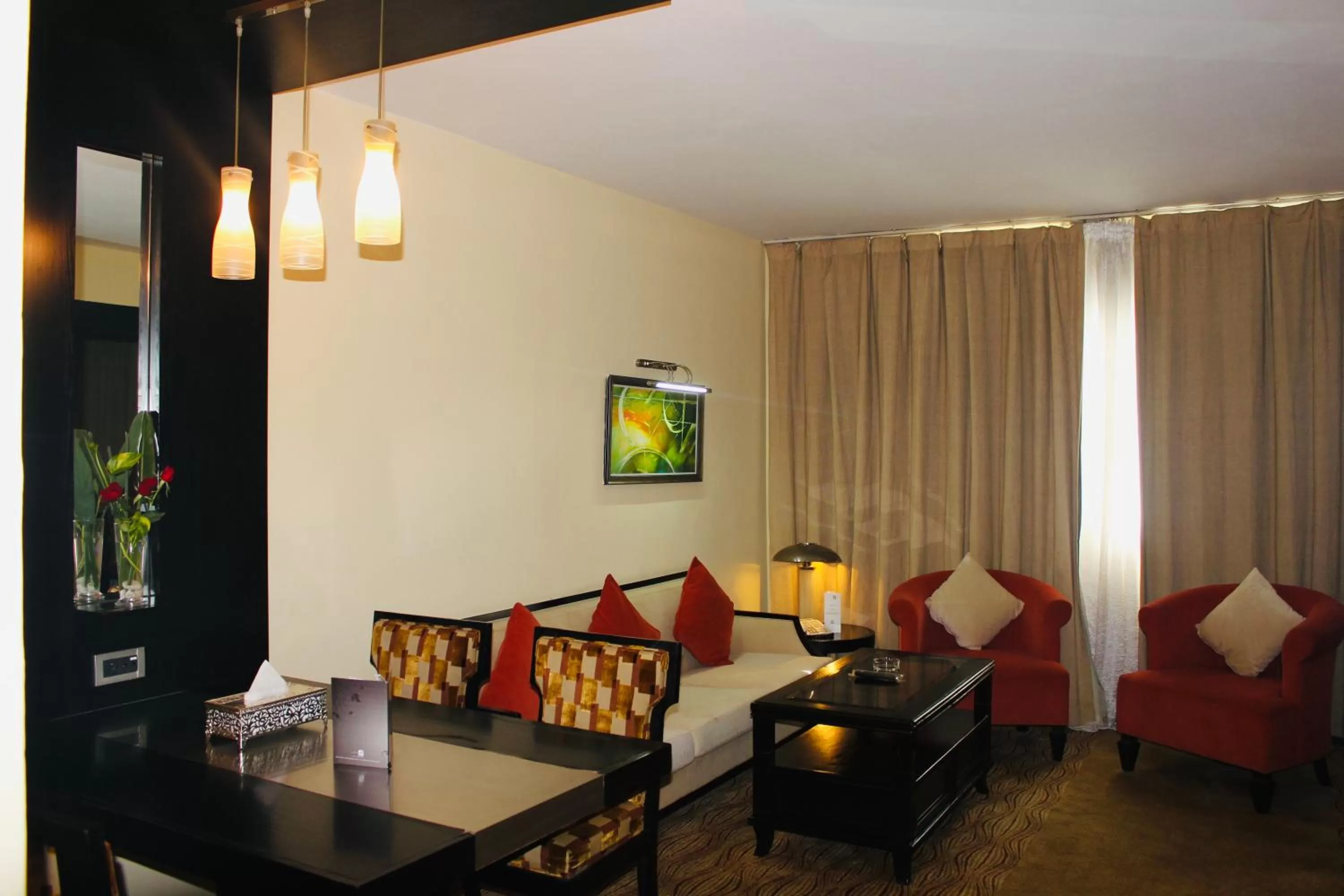 Living room, Seating Area in Hôtel Farah Casablanca