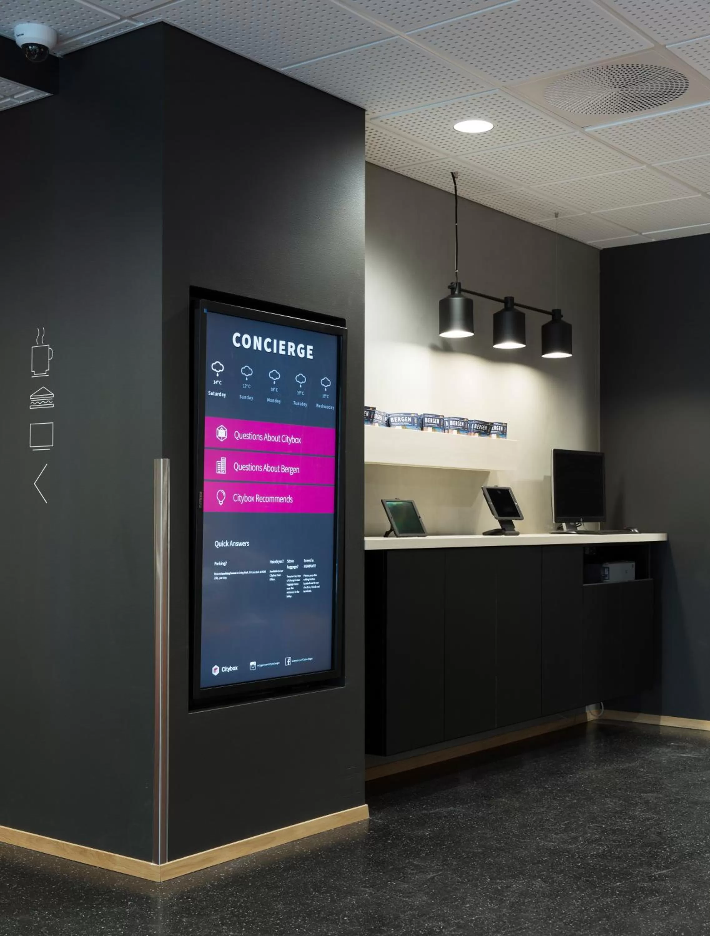 Lobby or reception in Citybox Bergen City