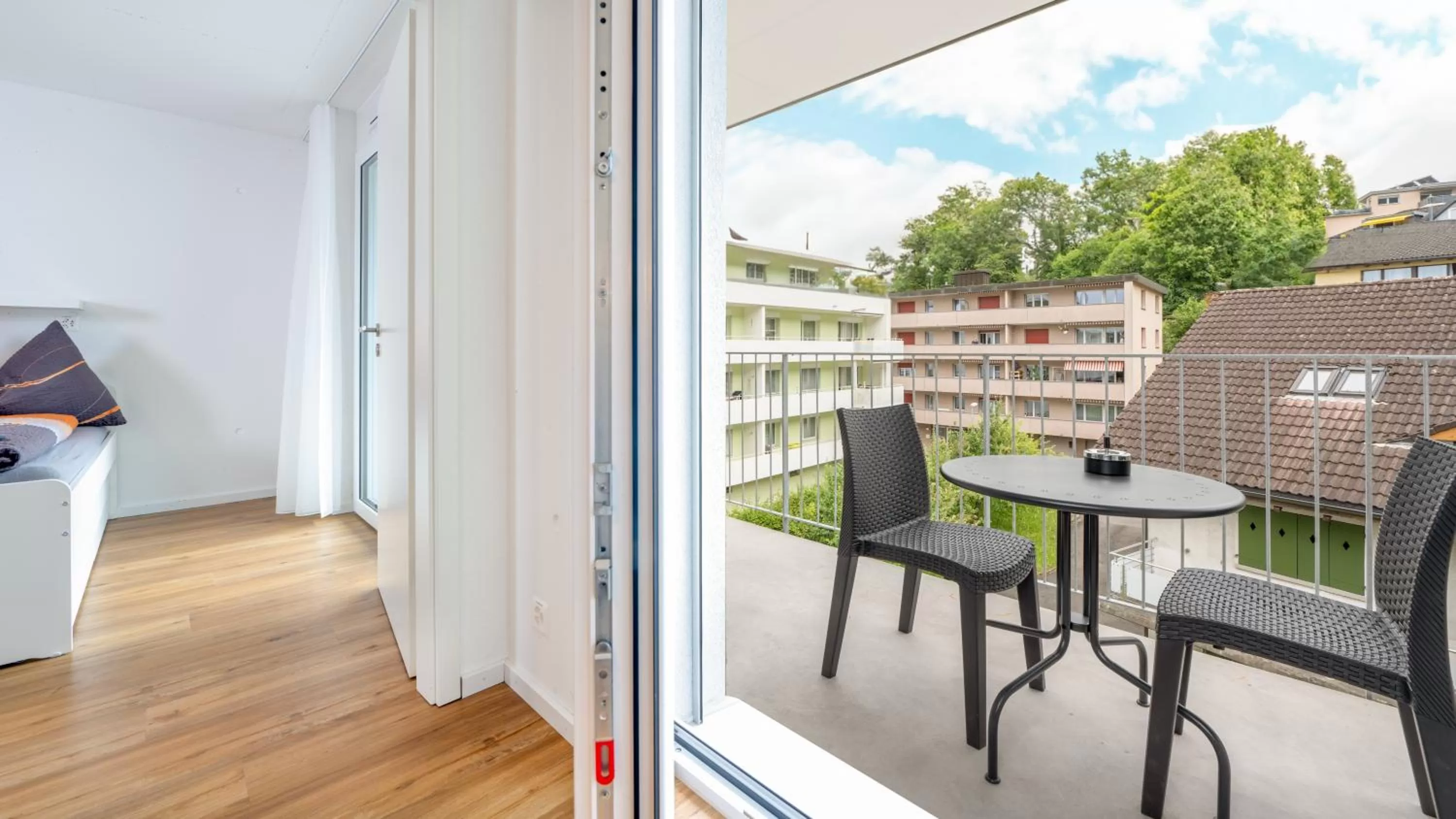 View (from property/room) in Anstatthotel Goldau - self-check-in