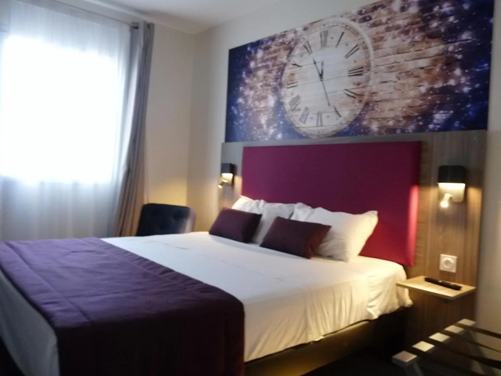 Bed in L'Horloge Gourmande