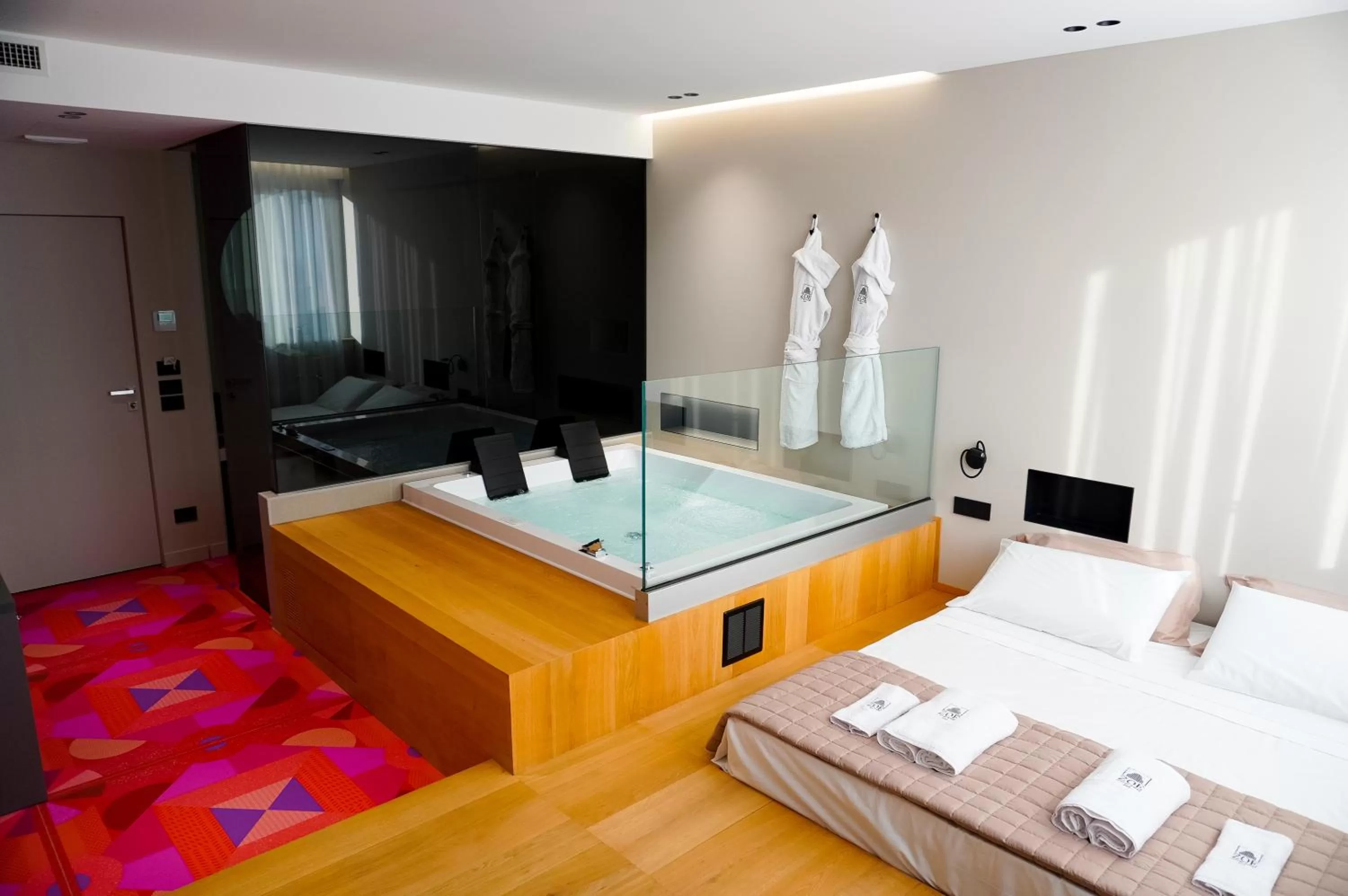 Bed in ZOE LUXURY SUITES
